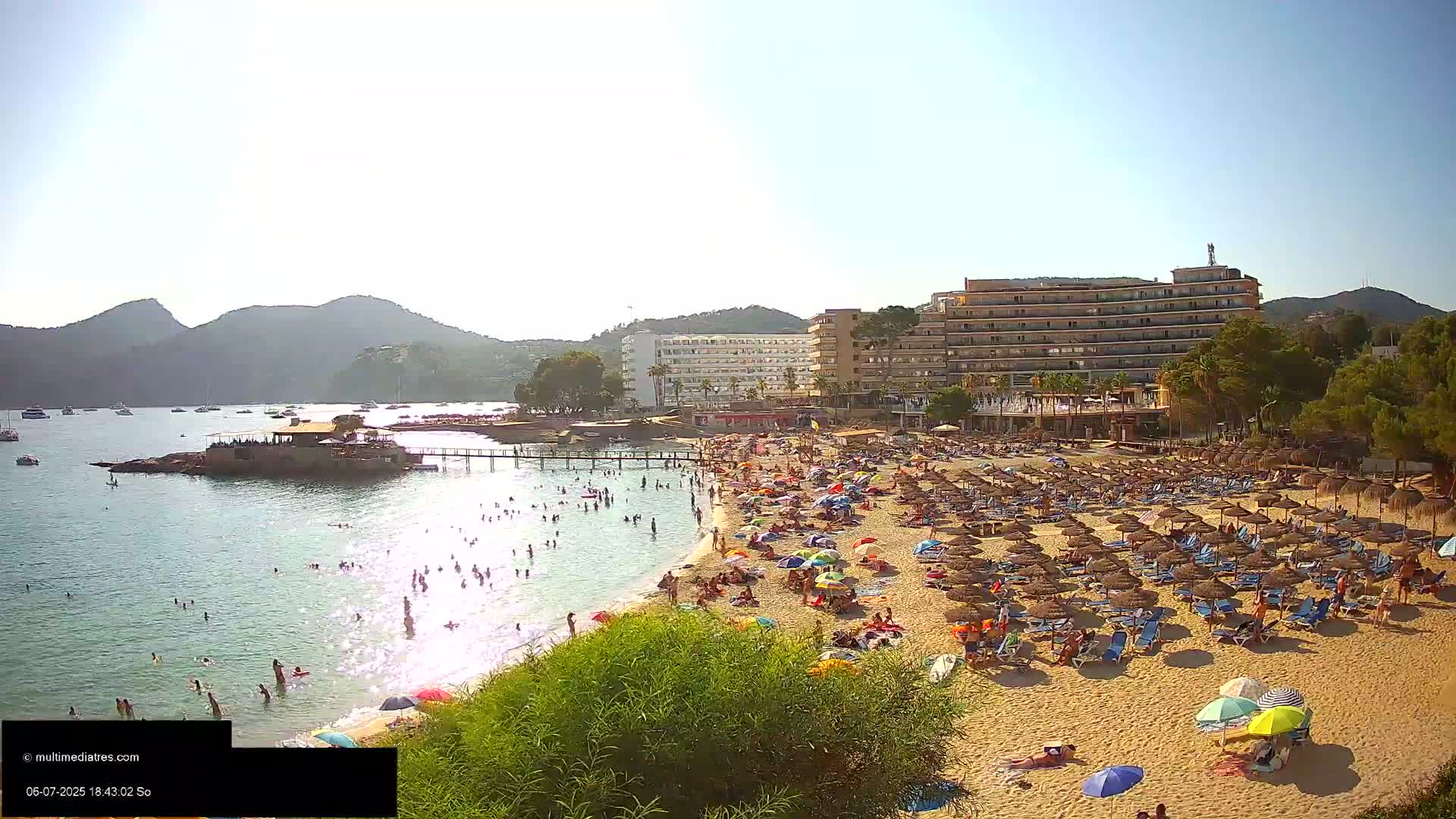 Mallorca, Camp de Mar Beach  Live Cam - Balearic Islands, Spain