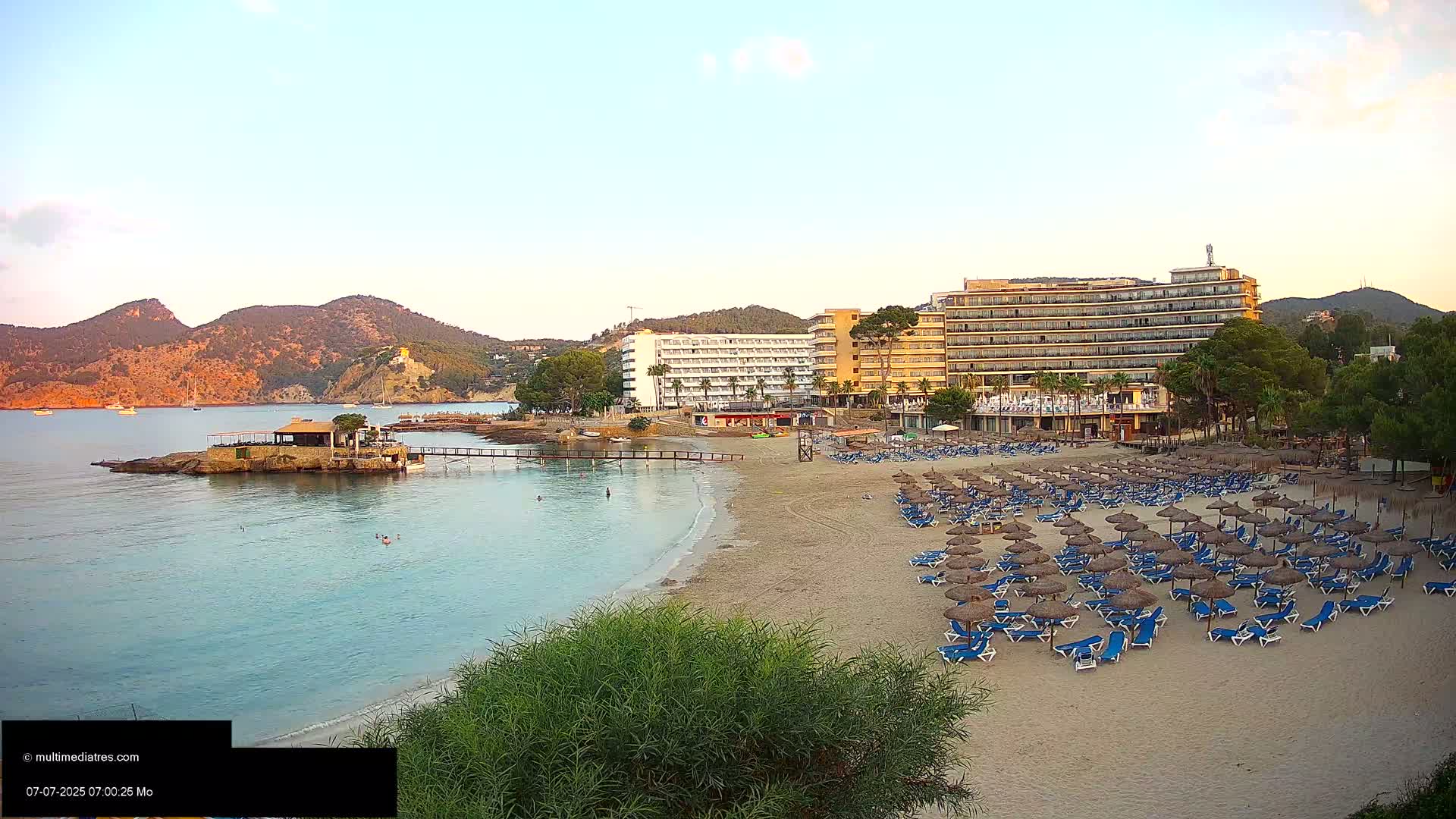 Mallorca, Camp de Mar Beach  Live Cam - Balearic Islands, Spain