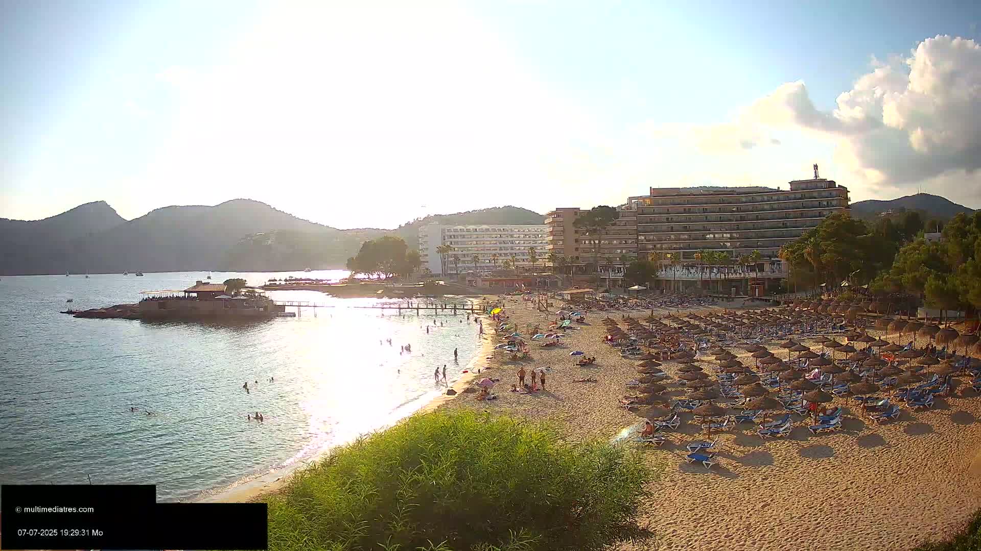 Mallorca, Camp de Mar Beach  Live Cam - Balearic Islands, Spain