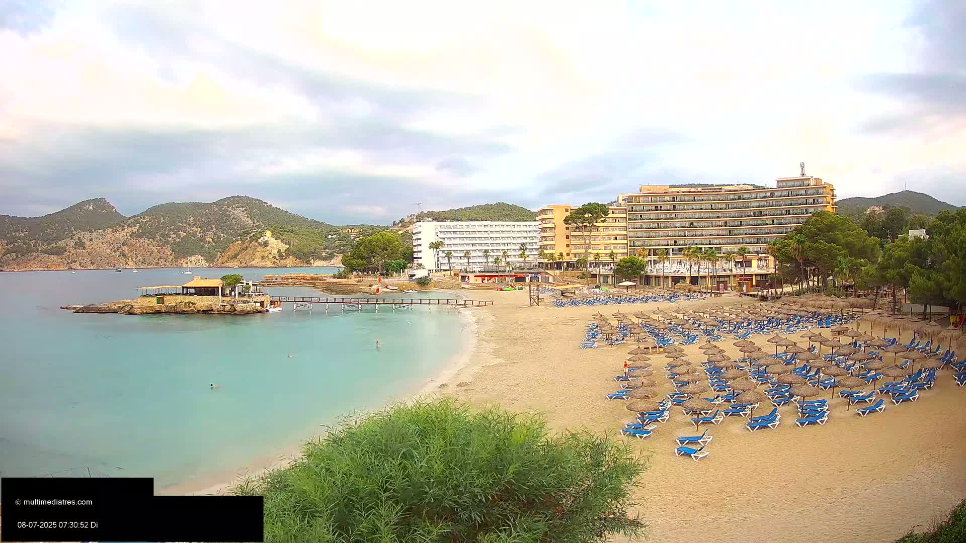 Mallorca, Camp de Mar Beach  Live Cam - Balearic Islands, Spain