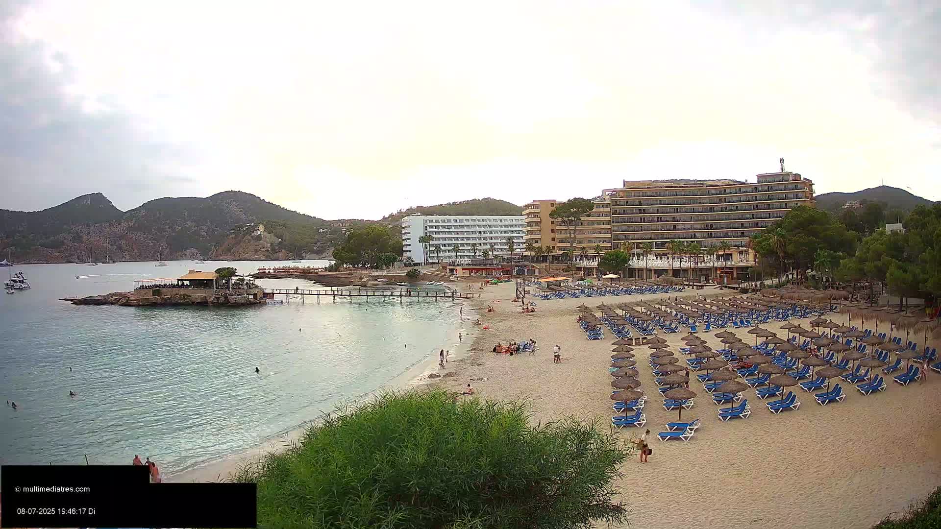 Mallorca, Camp de Mar Beach  Live Cam - Balearic Islands, Spain