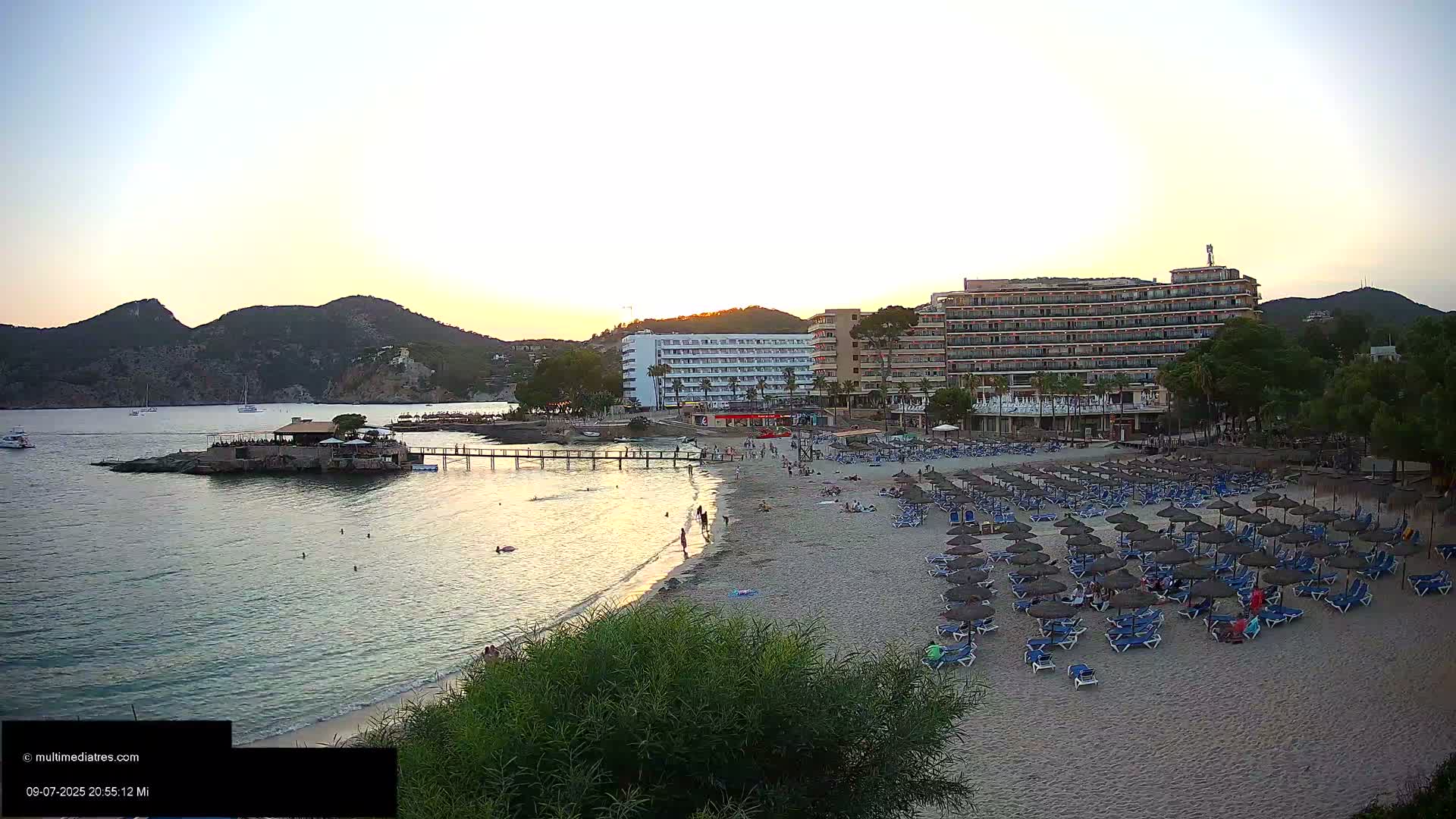 Mallorca, Camp de Mar Beach  Live Cam - Balearic Islands, Spain