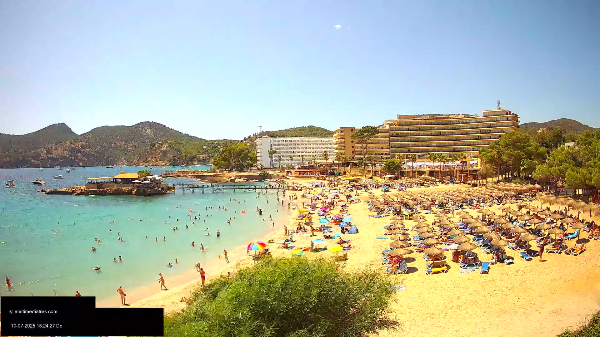 Mallorca, Camp de Mar Beach  Live Cam - Balearic Islands, Spain