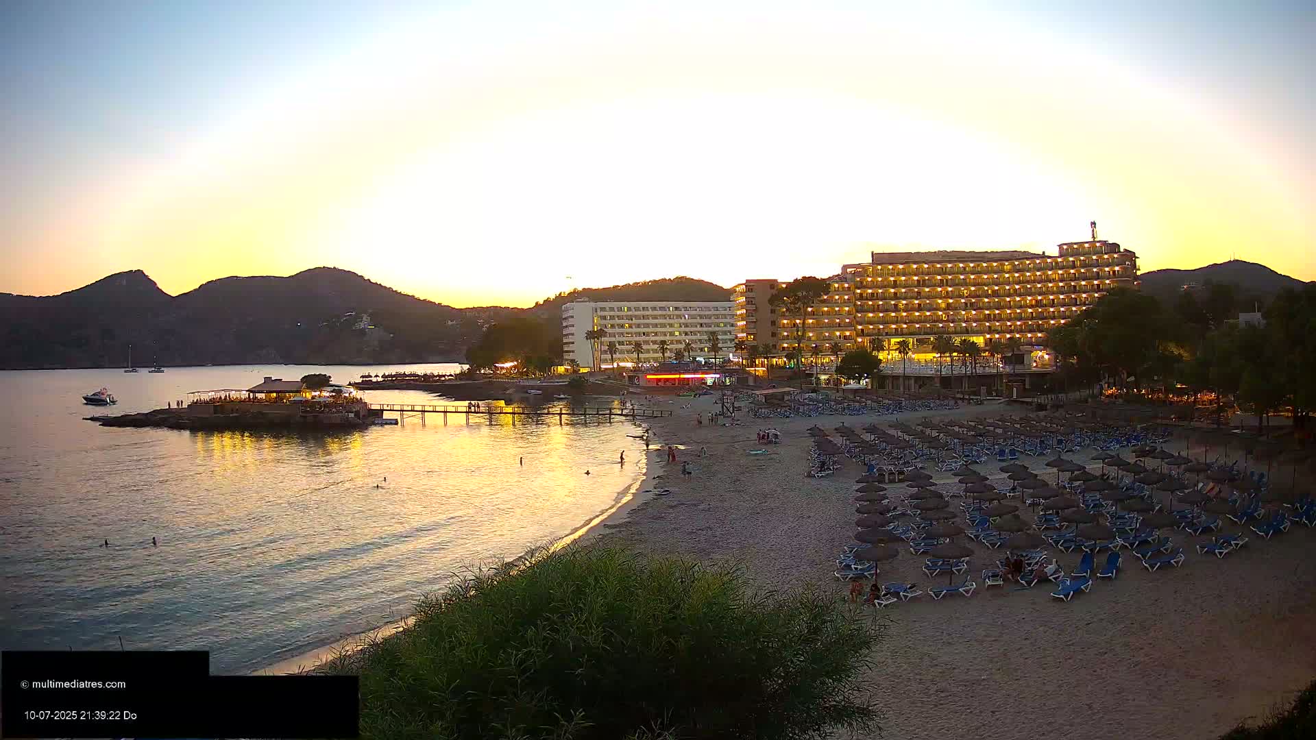 Mallorca, Camp de Mar Beach  Live Cam - Balearic Islands, Spain