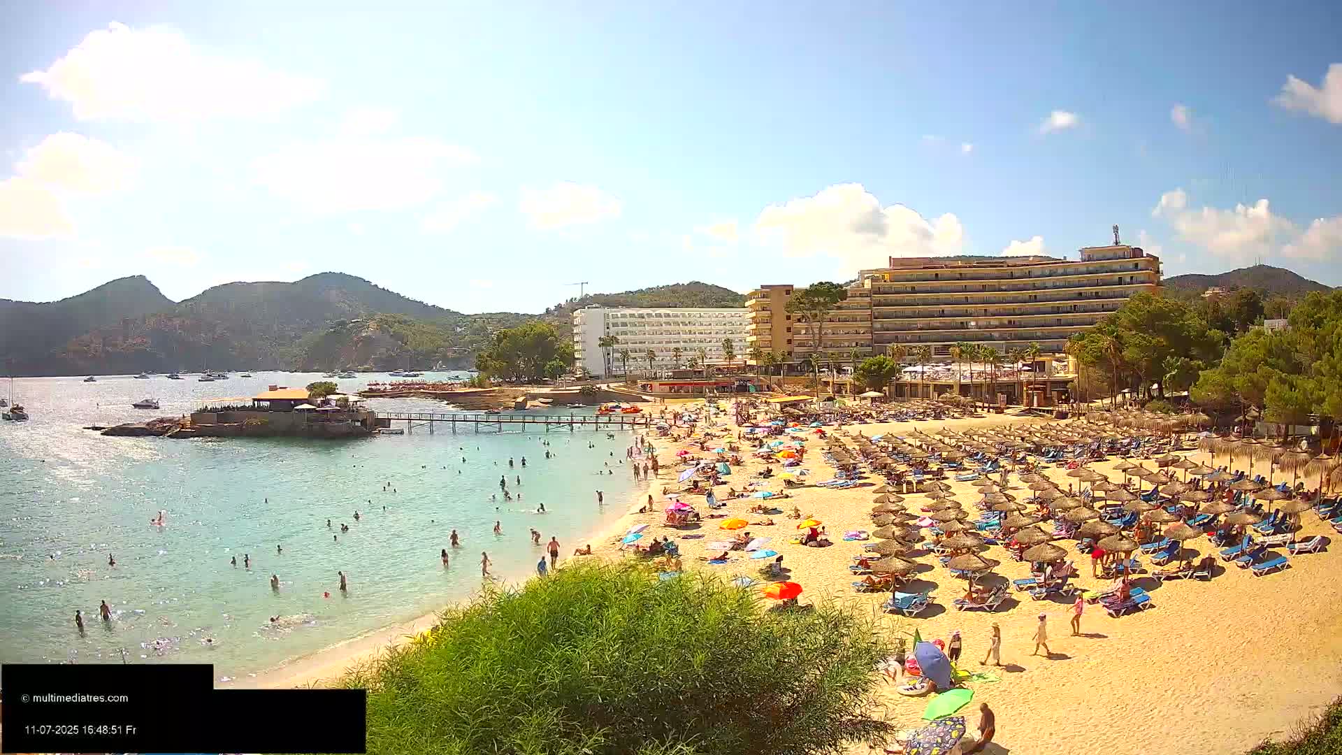 Mallorca, Camp de Mar Beach  Live Cam - Balearic Islands, Spain