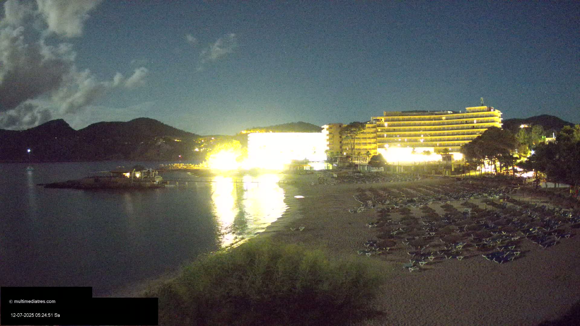 Mallorca, Camp de Mar Beach  Live Cam - Balearic Islands, Spain
