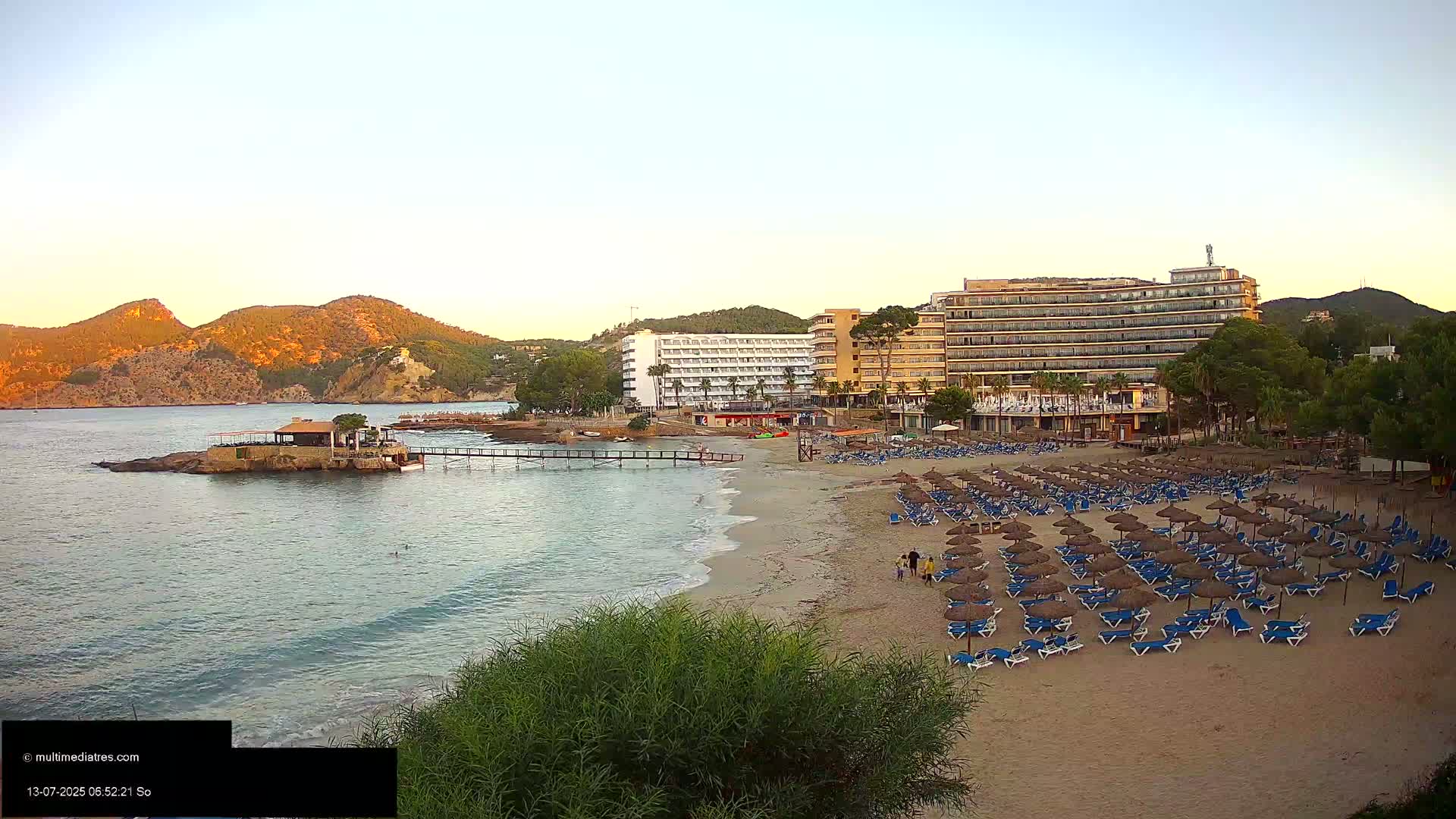 Mallorca, Camp de Mar Beach  Live Cam - Balearic Islands, Spain
