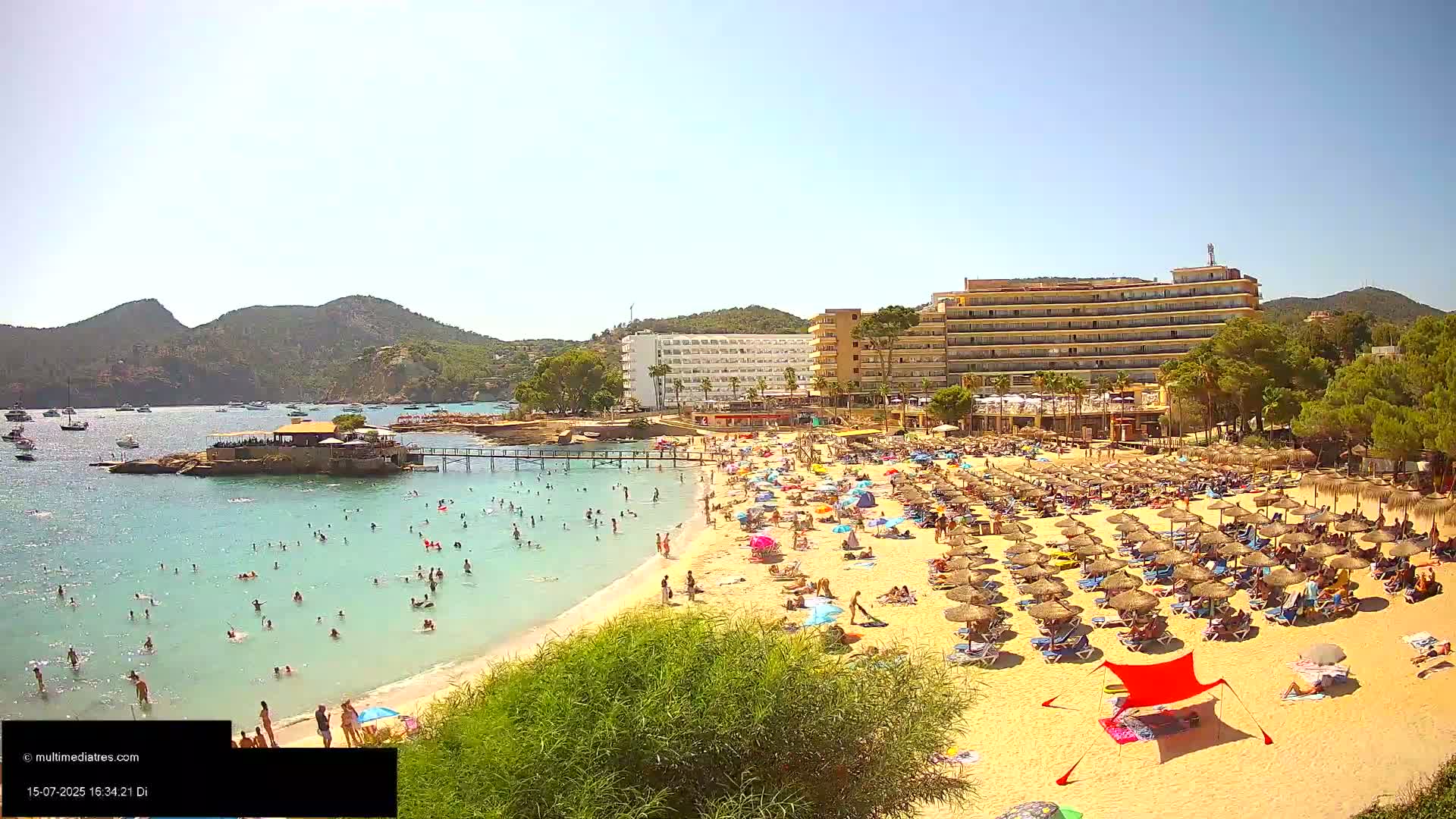 Mallorca, Camp de Mar Beach  Live Cam - Balearic Islands, Spain