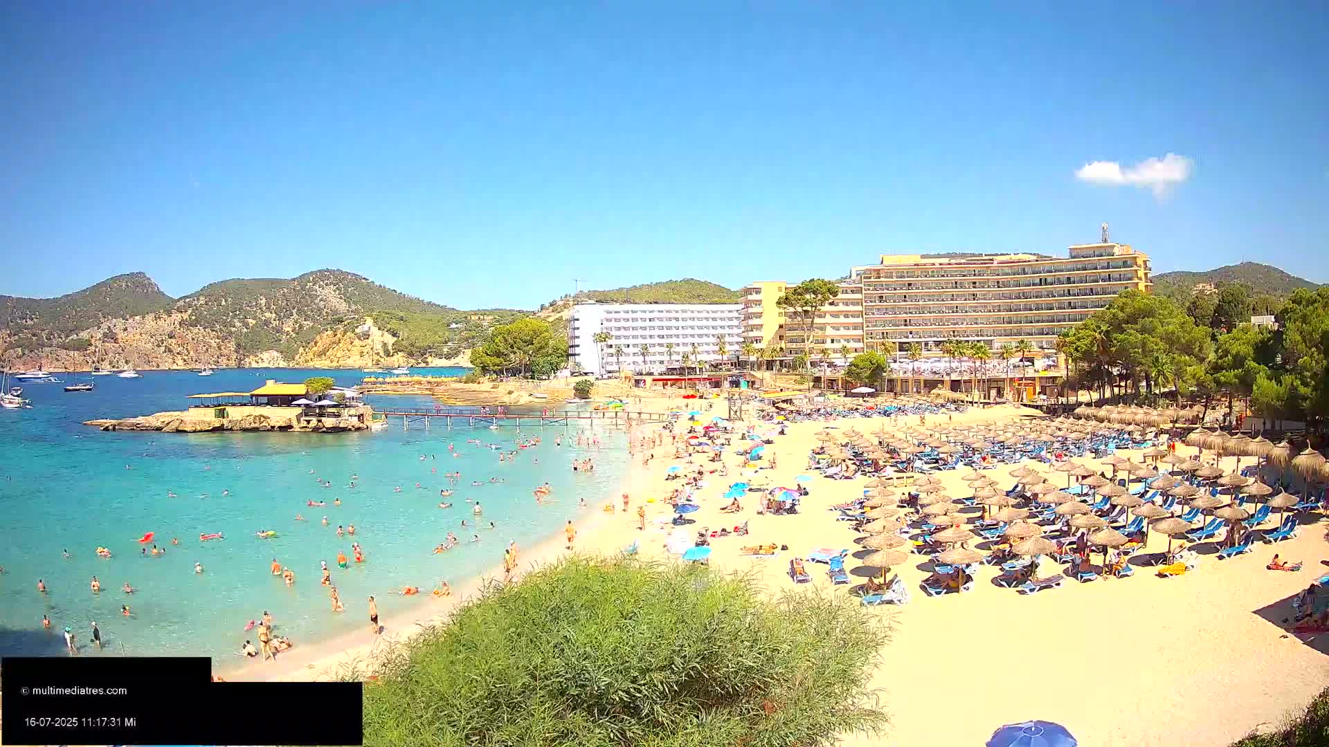 Mallorca, Camp de Mar Beach  Live Cam - Balearic Islands, Spain