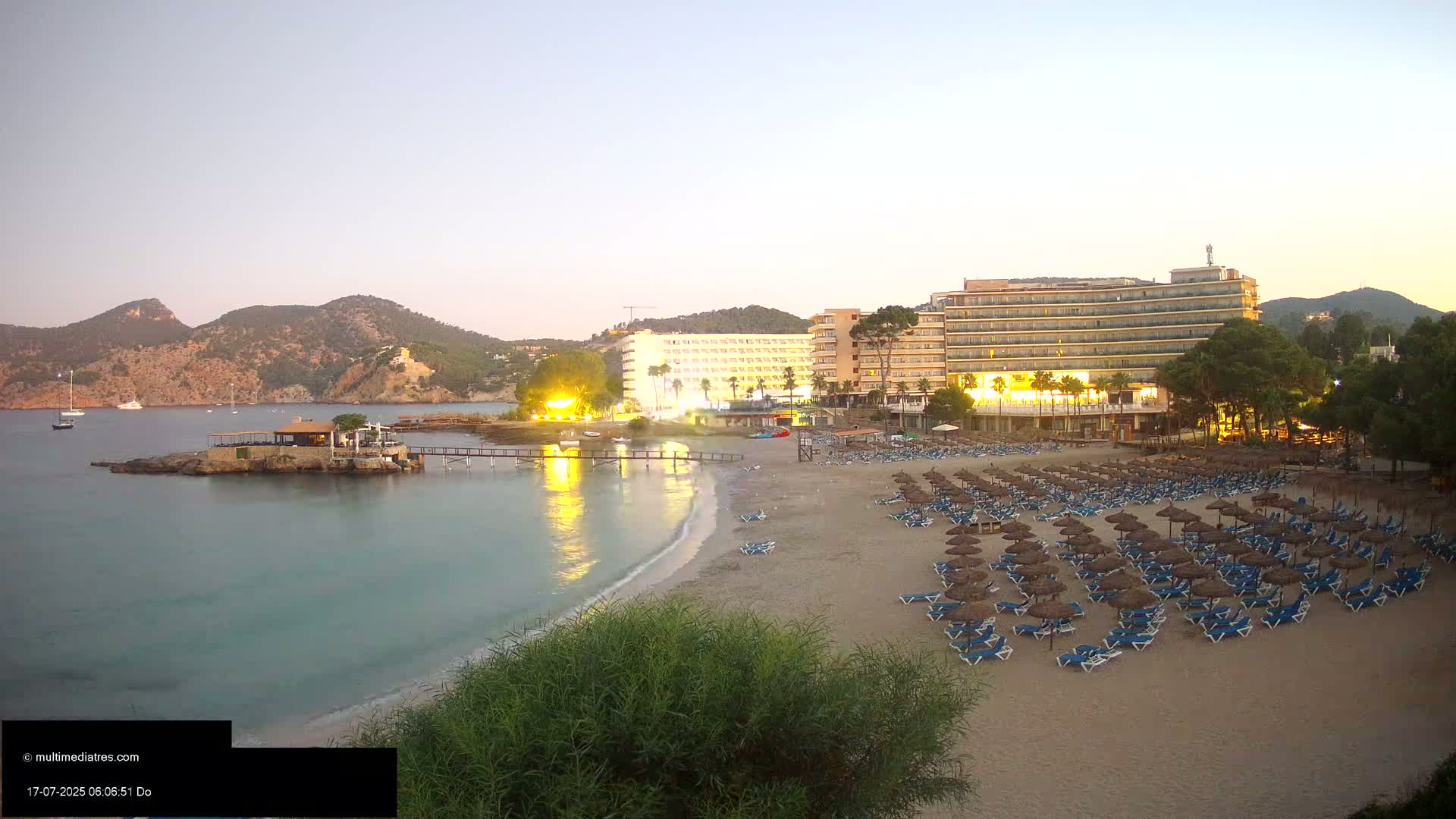 Mallorca, Camp de Mar Beach  Live Cam - Balearic Islands, Spain