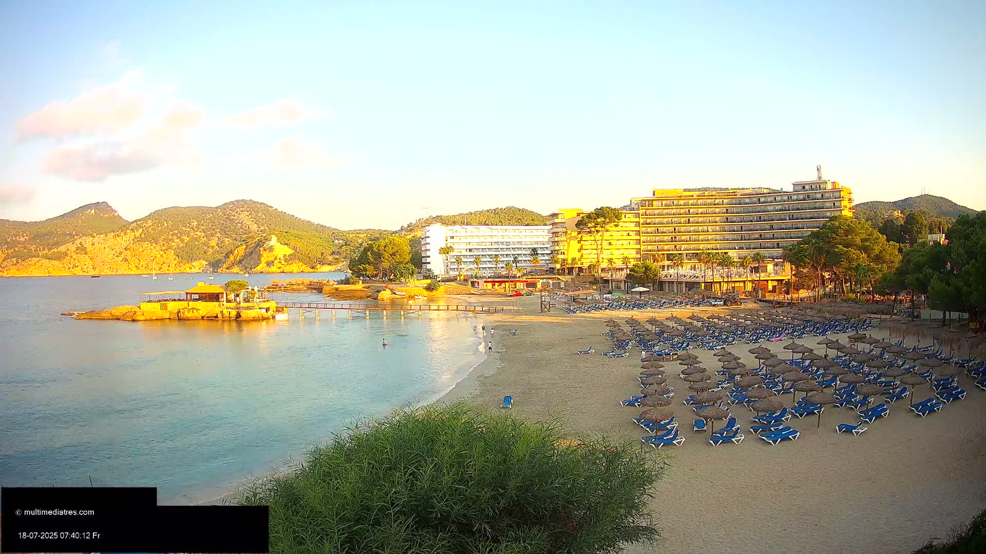 Mallorca, Camp de Mar Beach  Live Cam - Balearic Islands, Spain