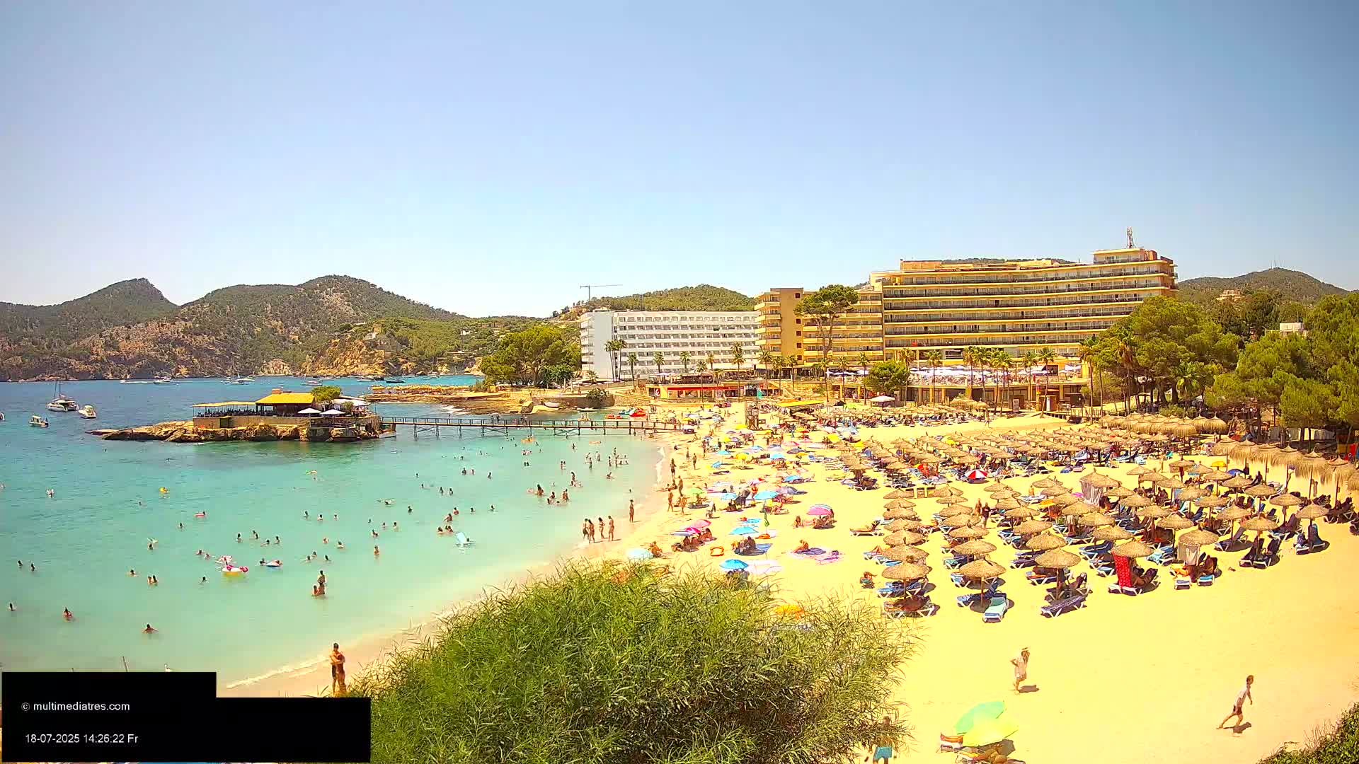 Mallorca, Camp de Mar Beach  Live Cam - Balearic Islands, Spain