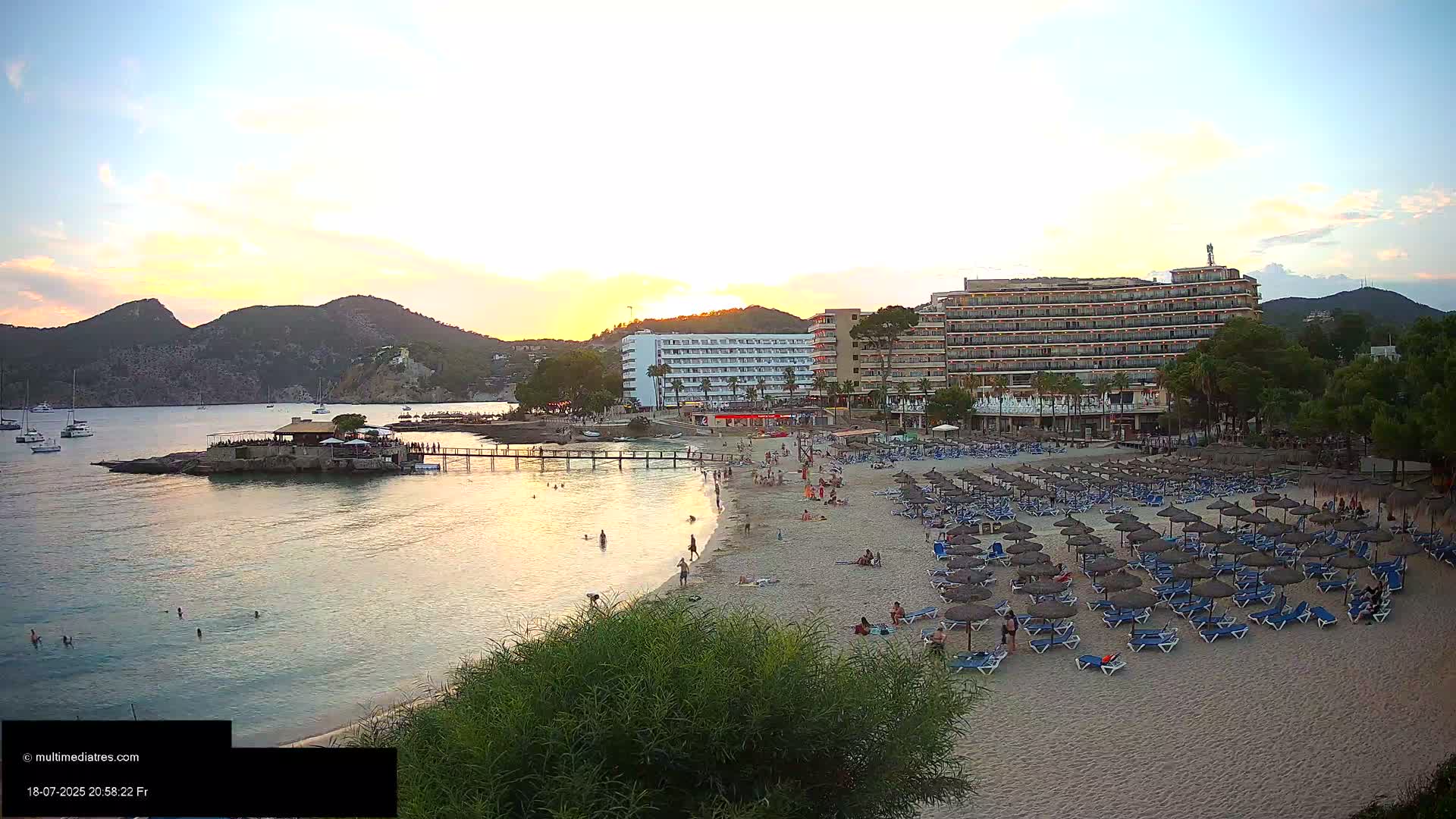 Mallorca, Camp de Mar Beach  Live Cam - Balearic Islands, Spain