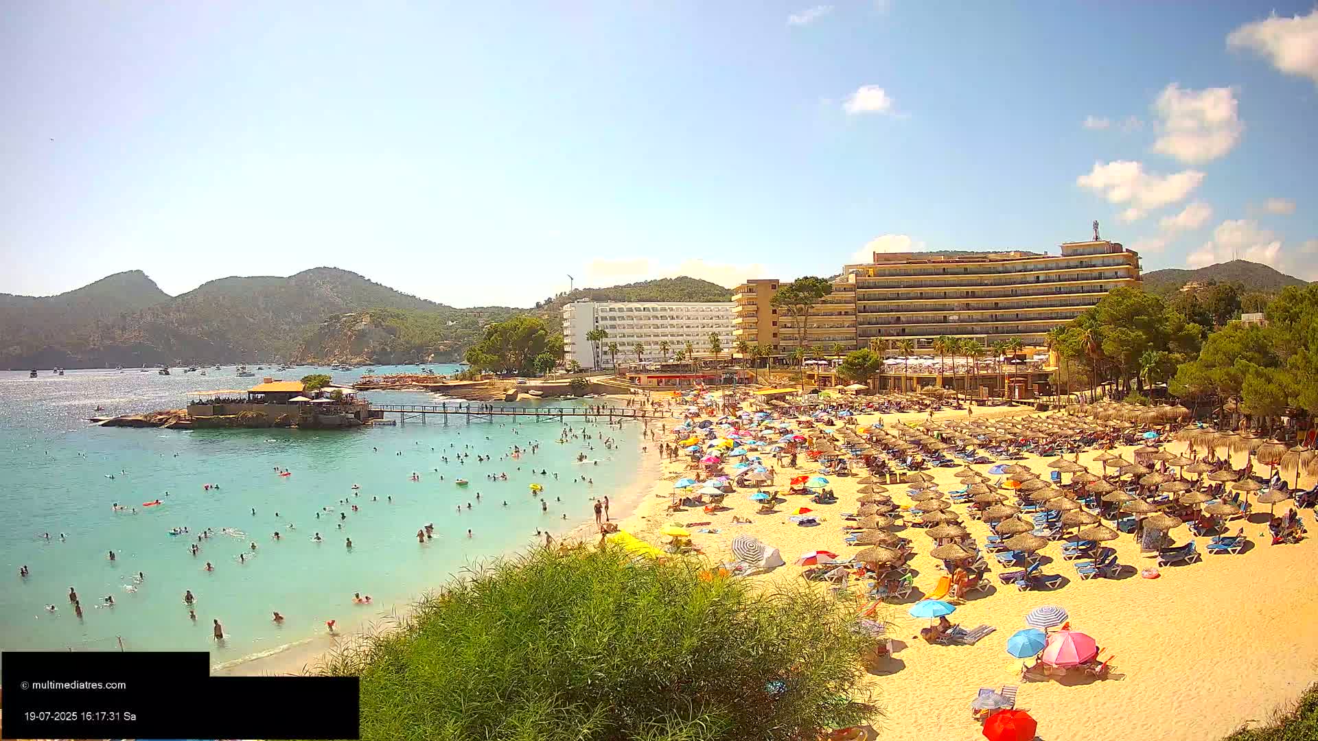 Mallorca, Camp de Mar Beach  Live Cam - Balearic Islands, Spain