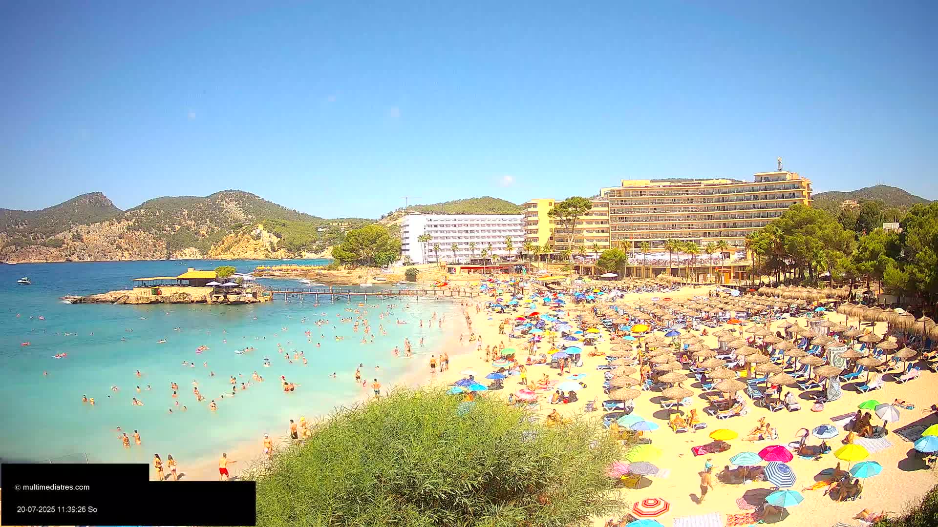 Mallorca, Camp de Mar Beach  Live Cam - Balearic Islands, Spain