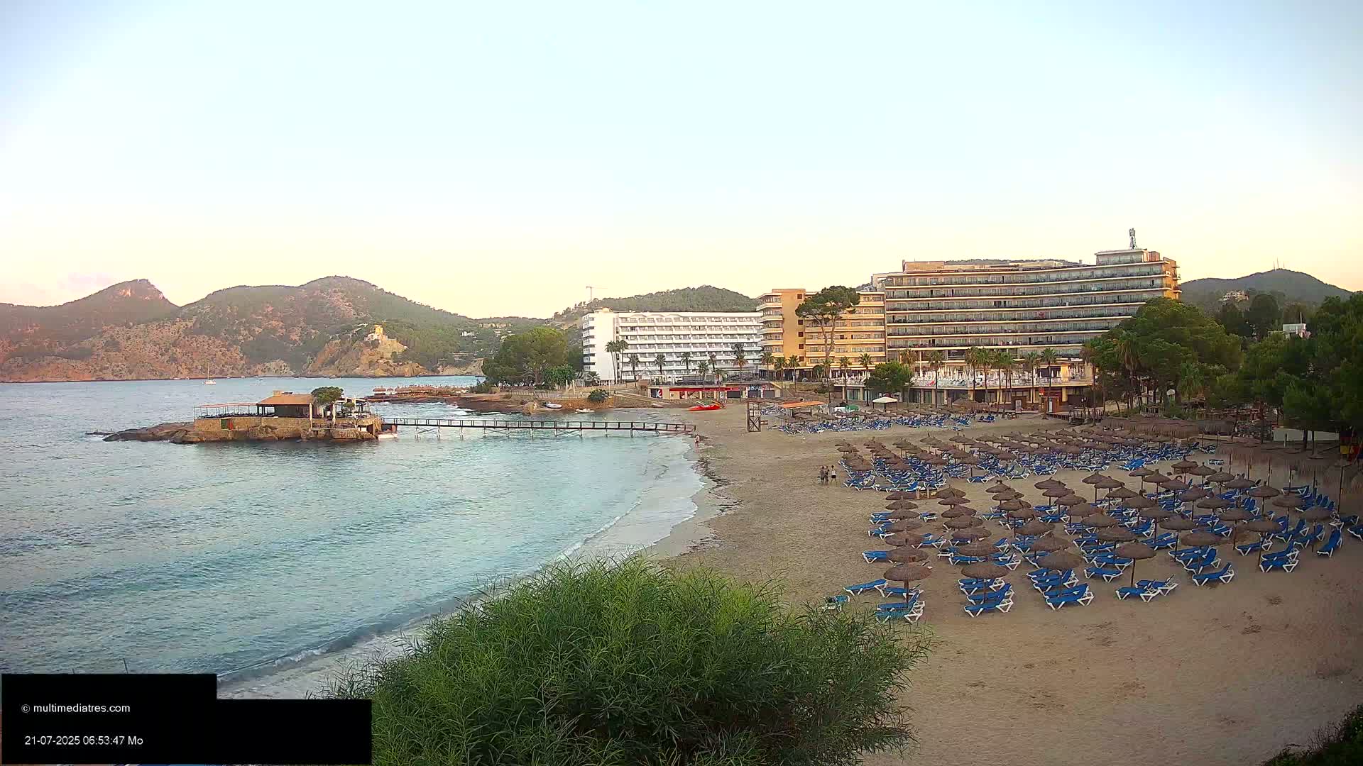 Mallorca, Camp de Mar Beach  Live Cam - Balearic Islands, Spain