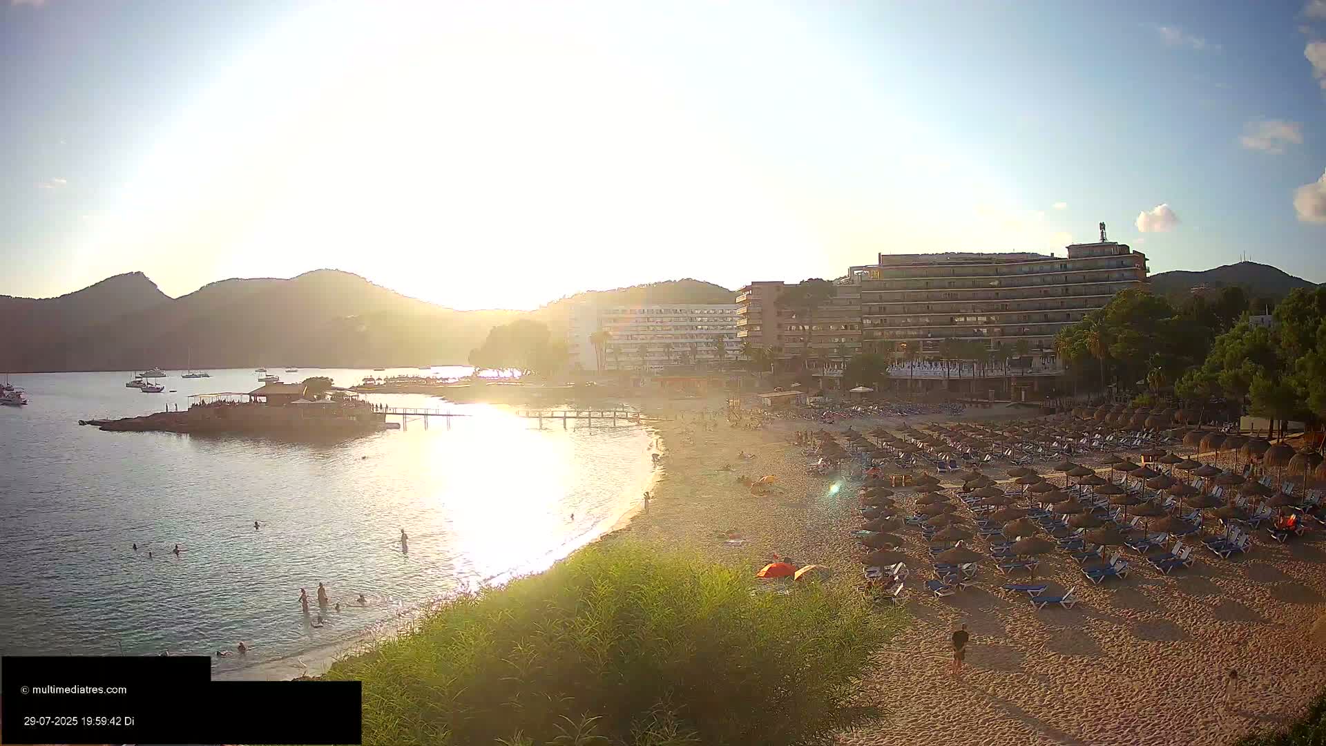 Mallorca, Camp de Mar Beach  Live Cam - Balearic Islands, Spain