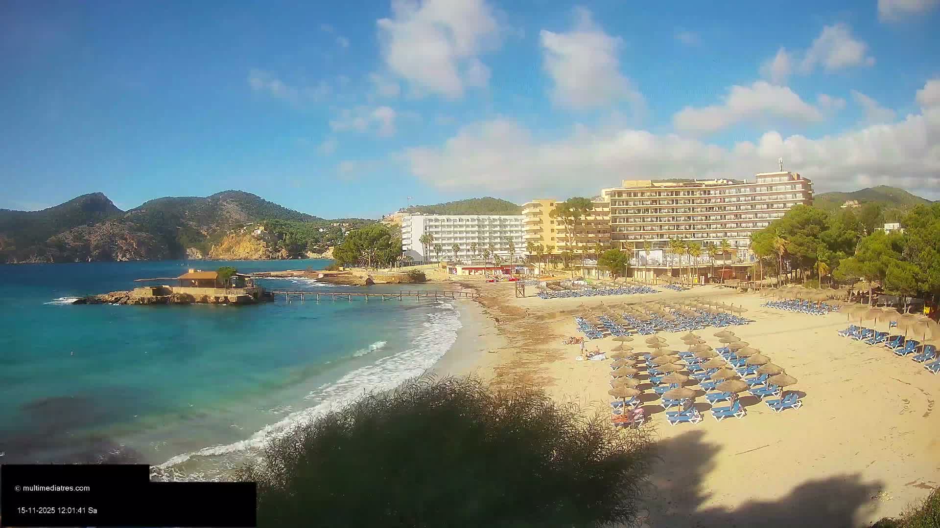 Mallorca, Camp de Mar Beach  Live Cam - Balearic Islands, Spain