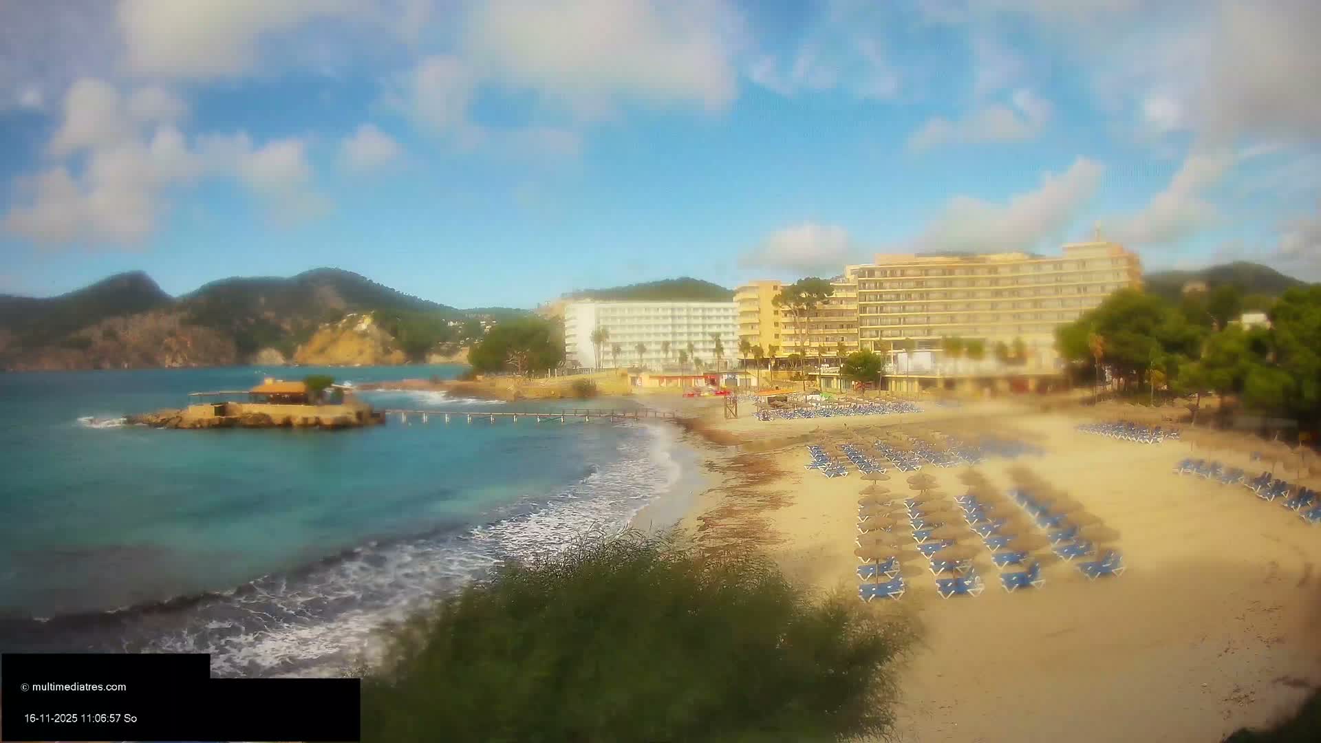 Mallorca, Camp de Mar Beach  Live Cam - Balearic Islands, Spain