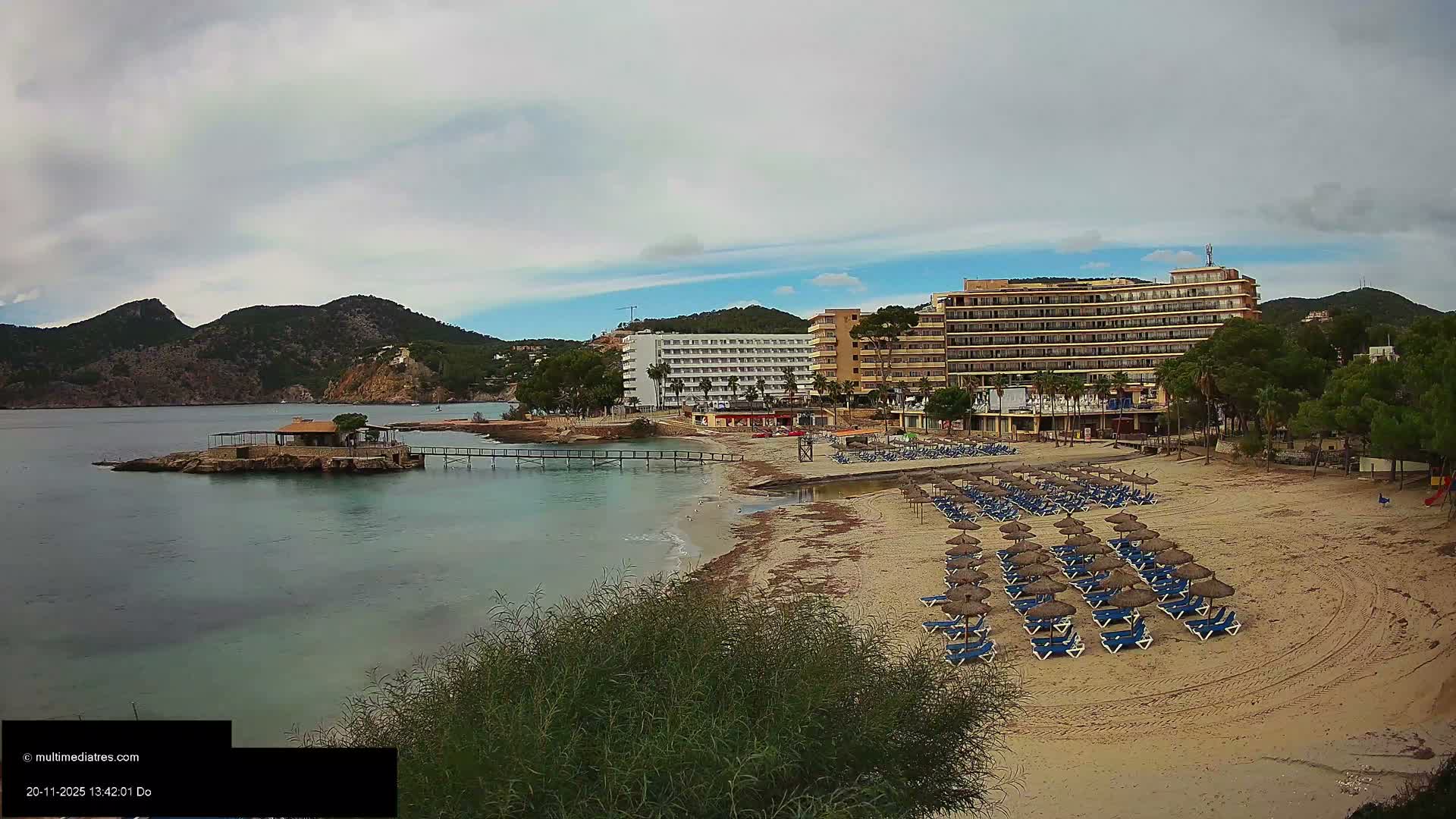 Mallorca, Camp de Mar Beach  Live Cam - Balearic Islands, Spain