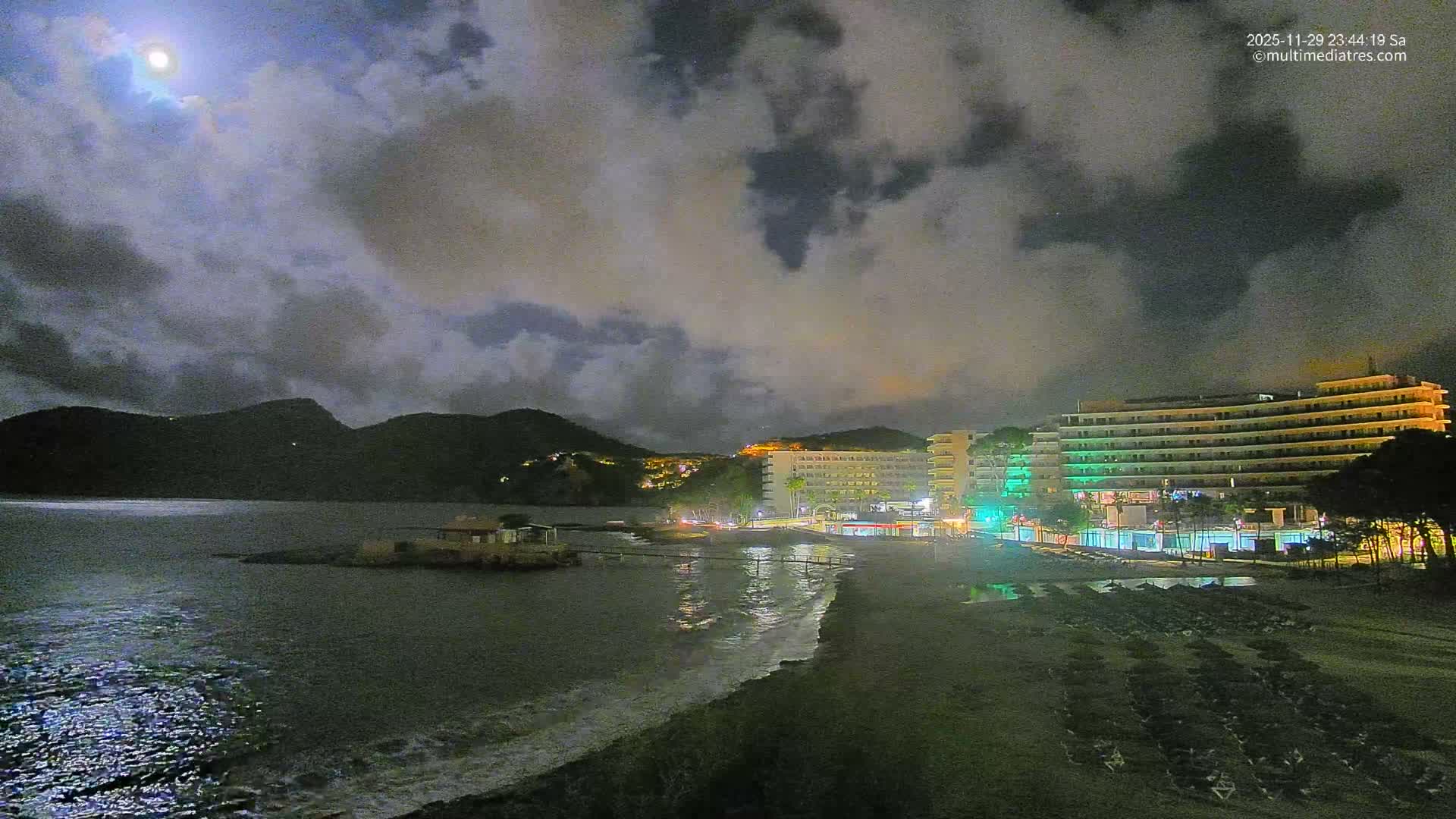 Mallorca, Camp de Mar Beach  Live Cam - Balearic Islands, Spain