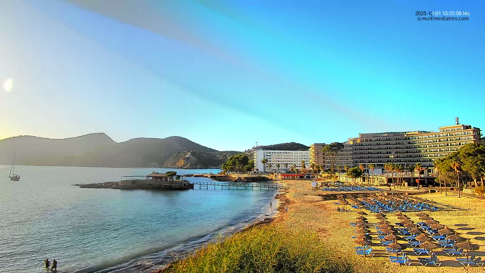 Mallorca, Camp de Mar Beach  Live Cam - Balearic Islands, Spain