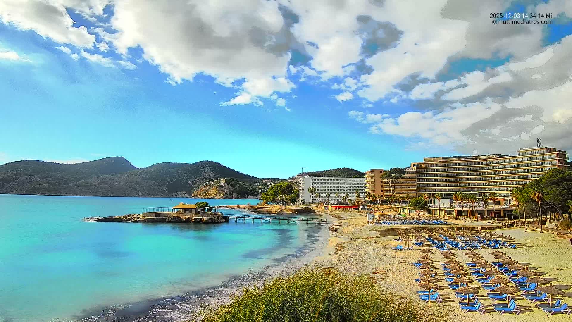 Mallorca, Camp de Mar Beach  Live Cam - Balearic Islands, Spain