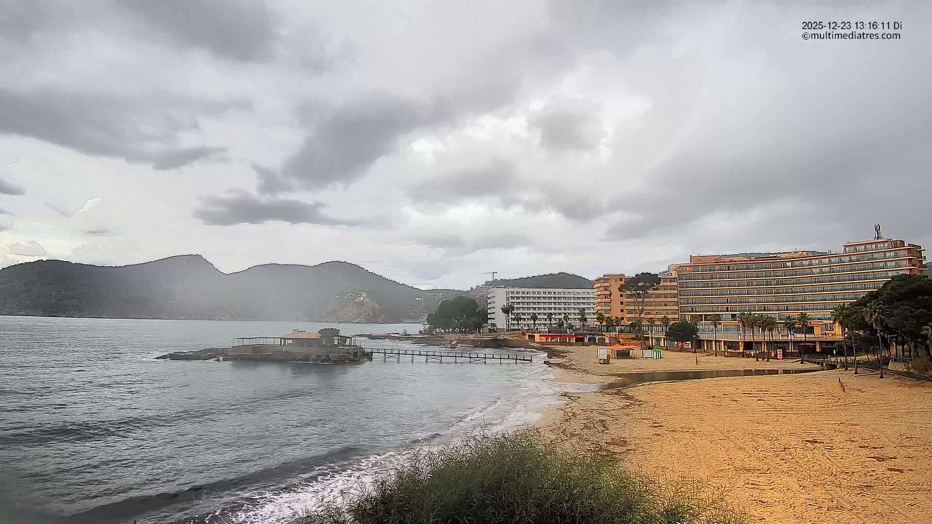 Mallorca, Camp de Mar Beach  Live Cam - Balearic Islands, Spain