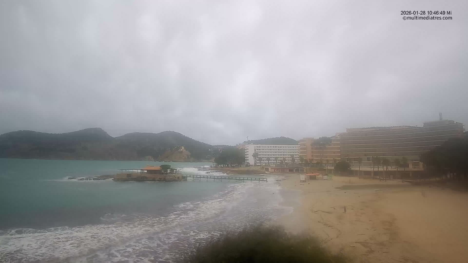 Mallorca, Camp de Mar Beach  Live Cam - Balearic Islands, Spain