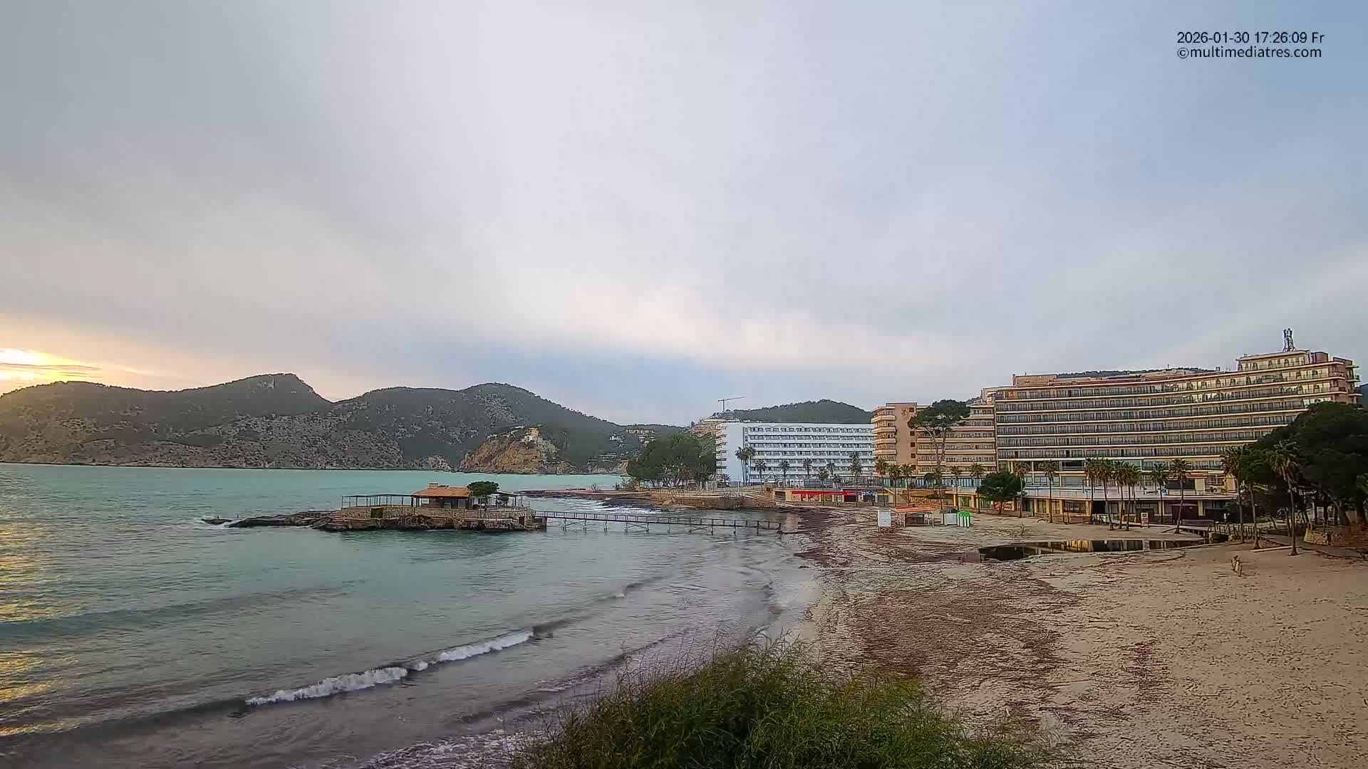 Mallorca, Camp de Mar Beach  Live Cam - Balearic Islands, Spain