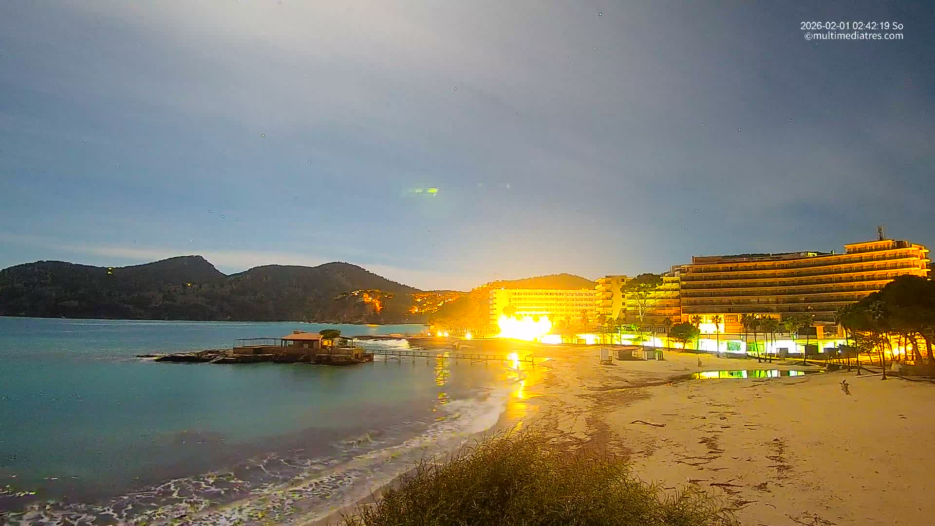 Mallorca, Camp de Mar Beach  Live Cam - Balearic Islands, Spain