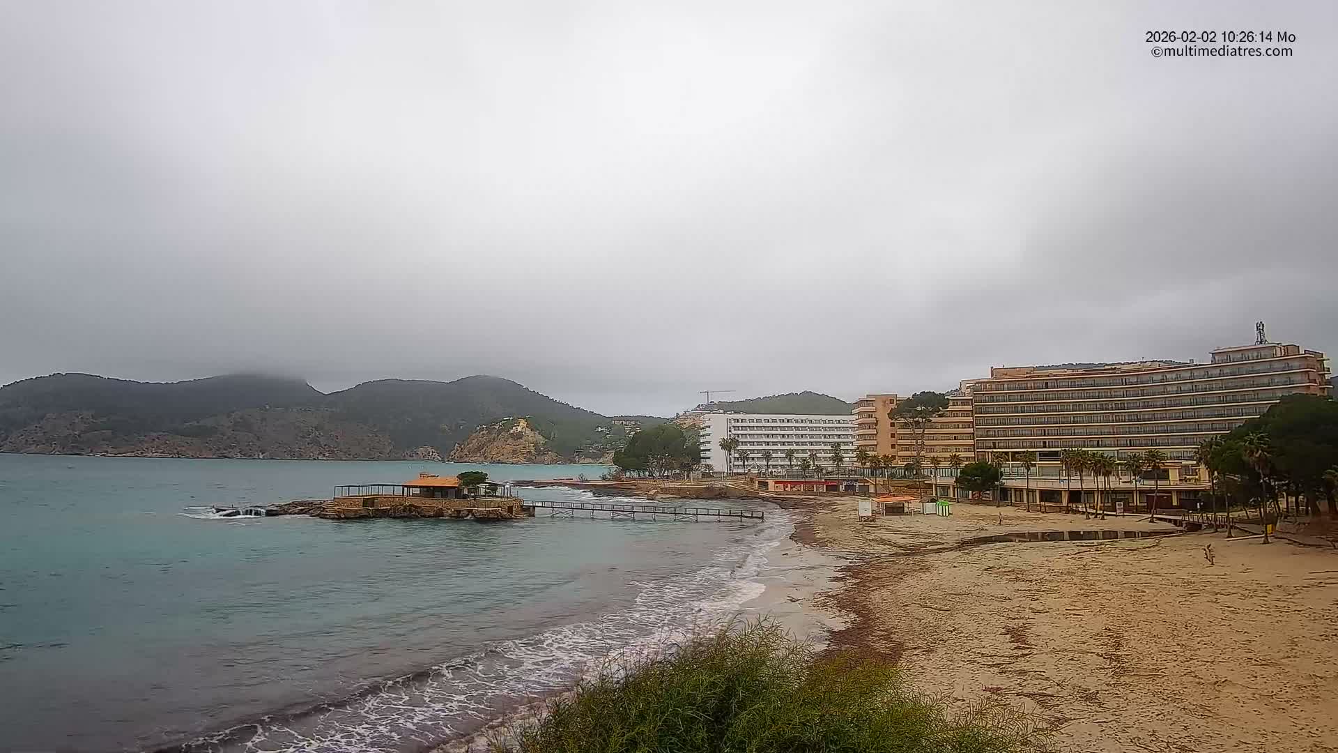 Mallorca, Camp de Mar Beach  Live Cam - Balearic Islands, Spain