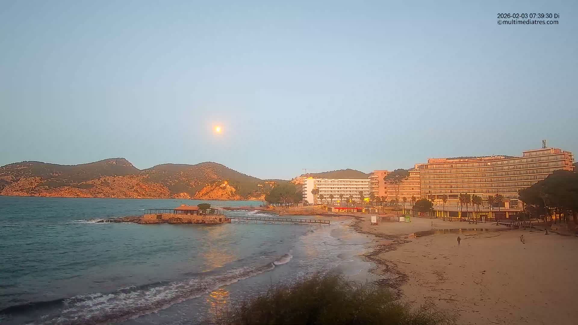 Mallorca, Camp de Mar Beach  Live Cam - Balearic Islands, Spain