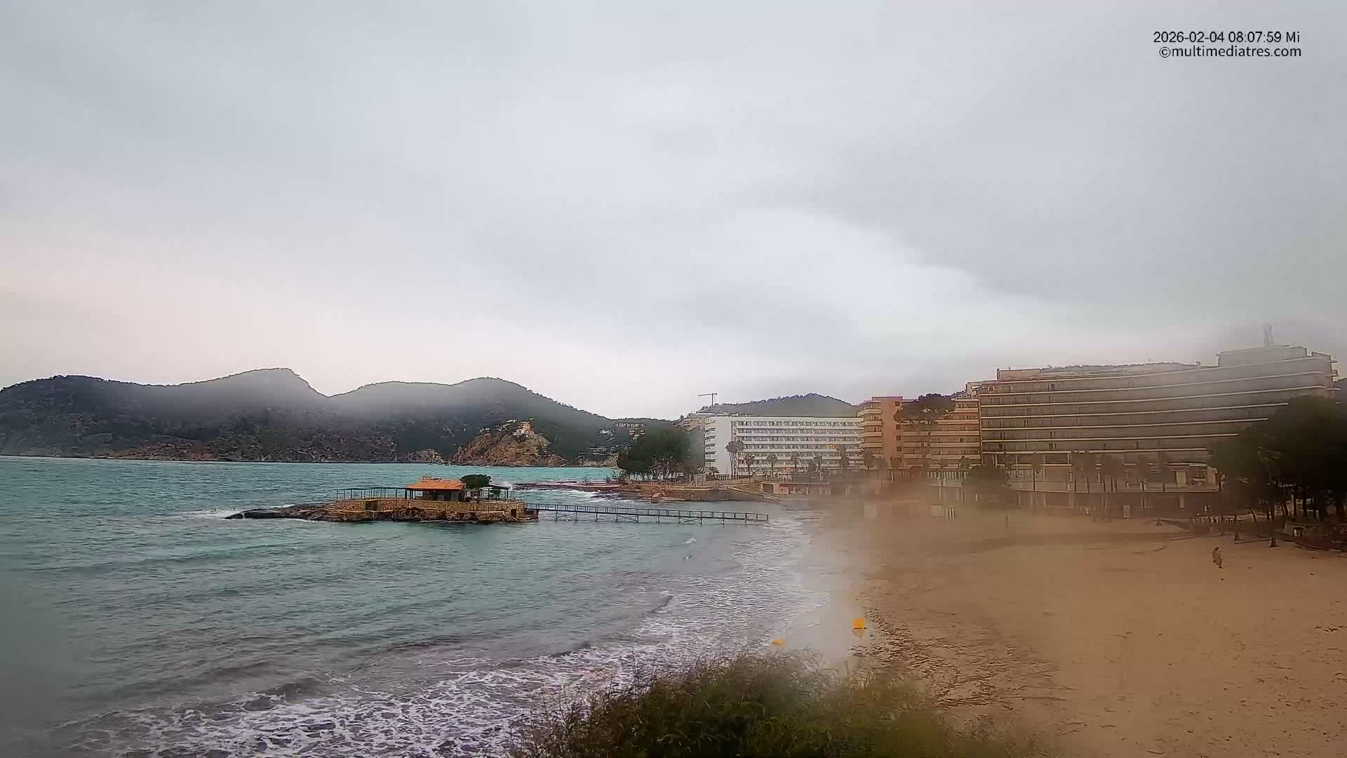 Mallorca, Camp de Mar Beach  Live Cam - Balearic Islands, Spain