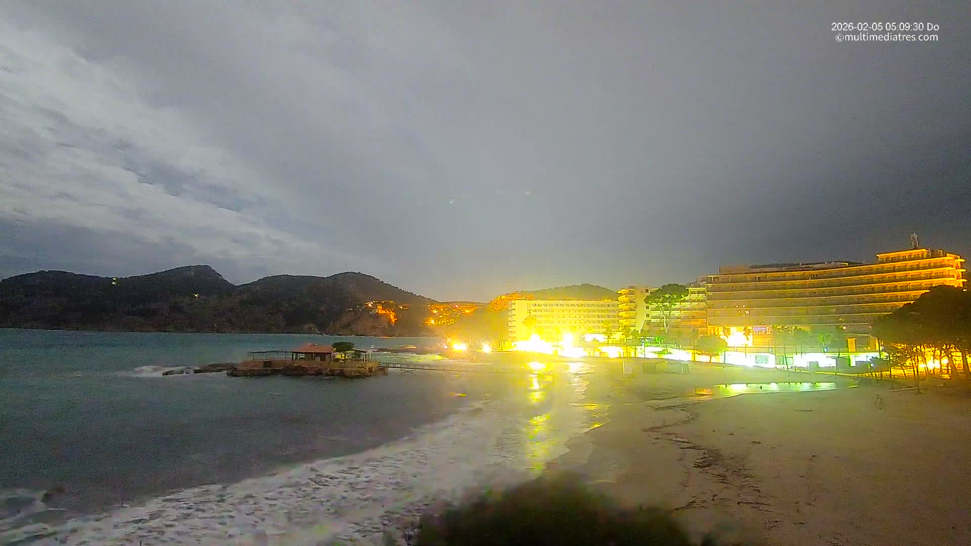 Mallorca, Camp de Mar Beach  Live Cam - Balearic Islands, Spain