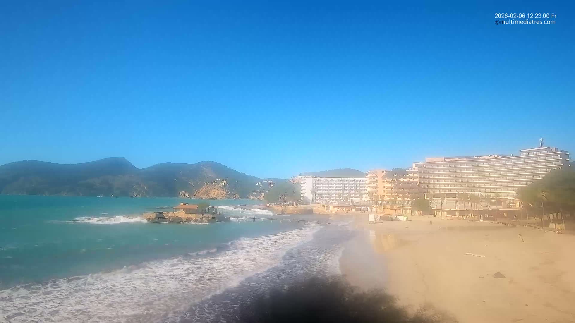 Mallorca, Camp de Mar Beach  Live Cam - Balearic Islands, Spain