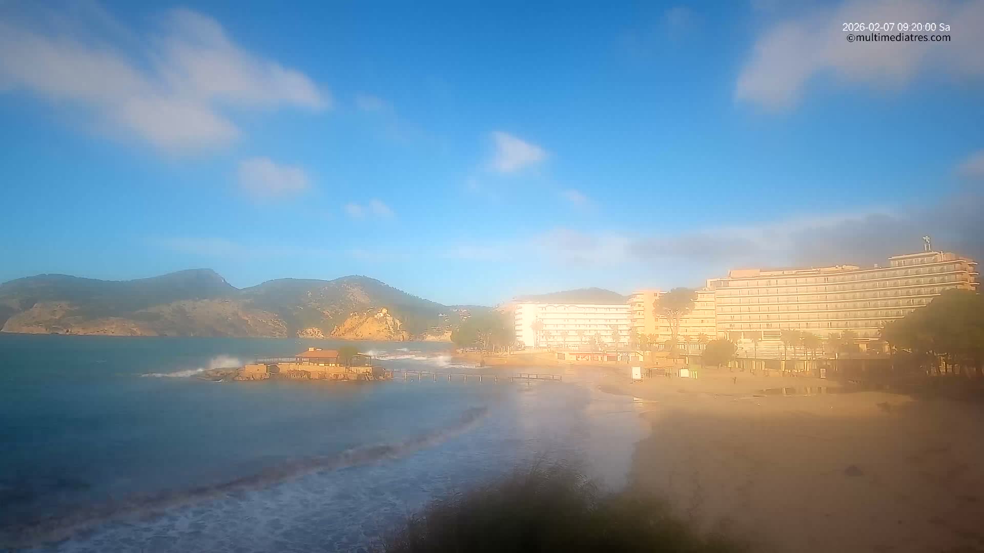 Mallorca, Camp de Mar Beach  Live Cam - Balearic Islands, Spain