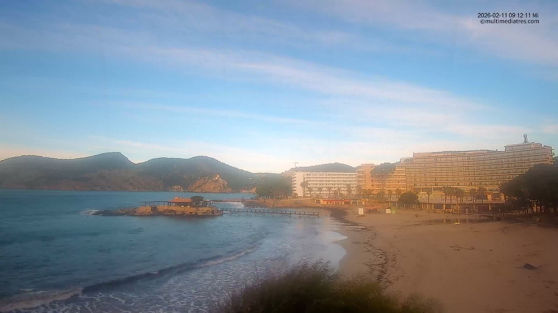Mallorca, Camp de Mar Beach  Live Cam - Balearic Islands, Spain