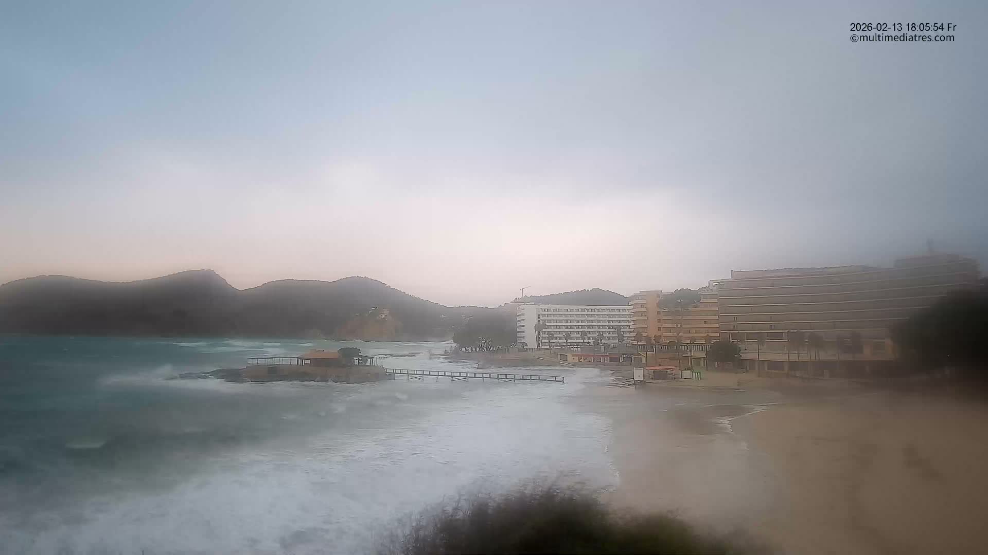 Mallorca, Camp de Mar Beach  Live Cam - Balearic Islands, Spain