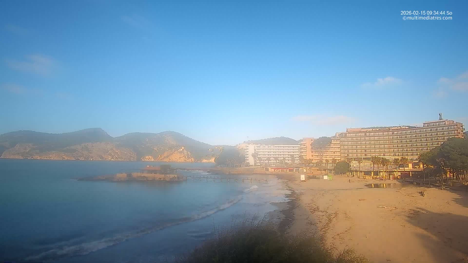 Mallorca, Camp de Mar Beach  Live Cam - Balearic Islands, Spain