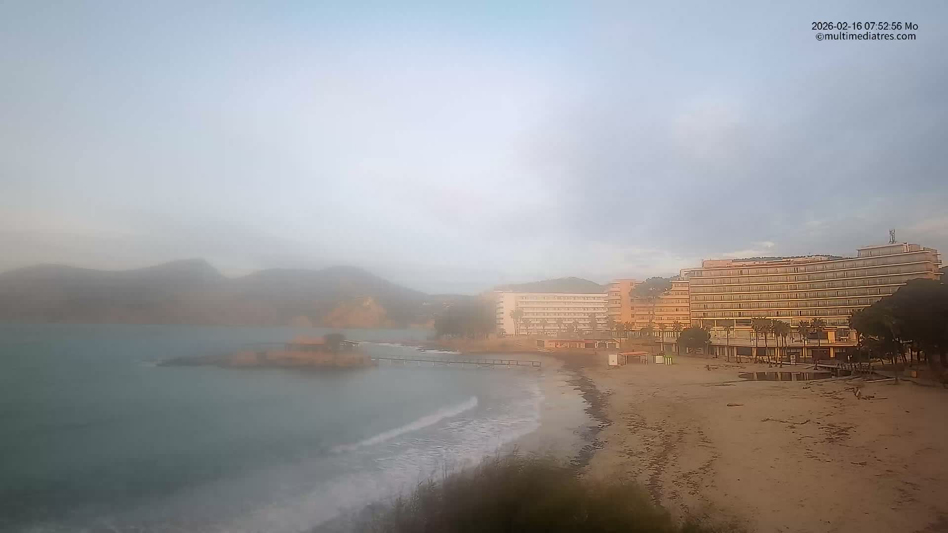 Mallorca, Camp de Mar Beach  Live Cam - Balearic Islands, Spain