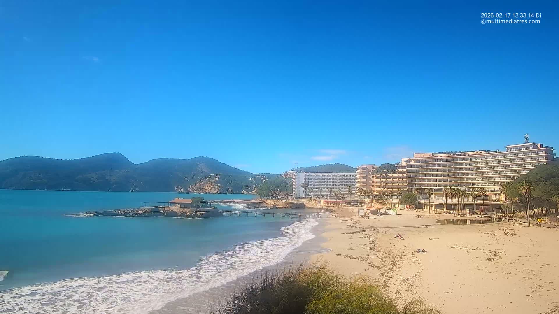 Mallorca, Camp de Mar Beach  Live Cam - Balearic Islands, Spain