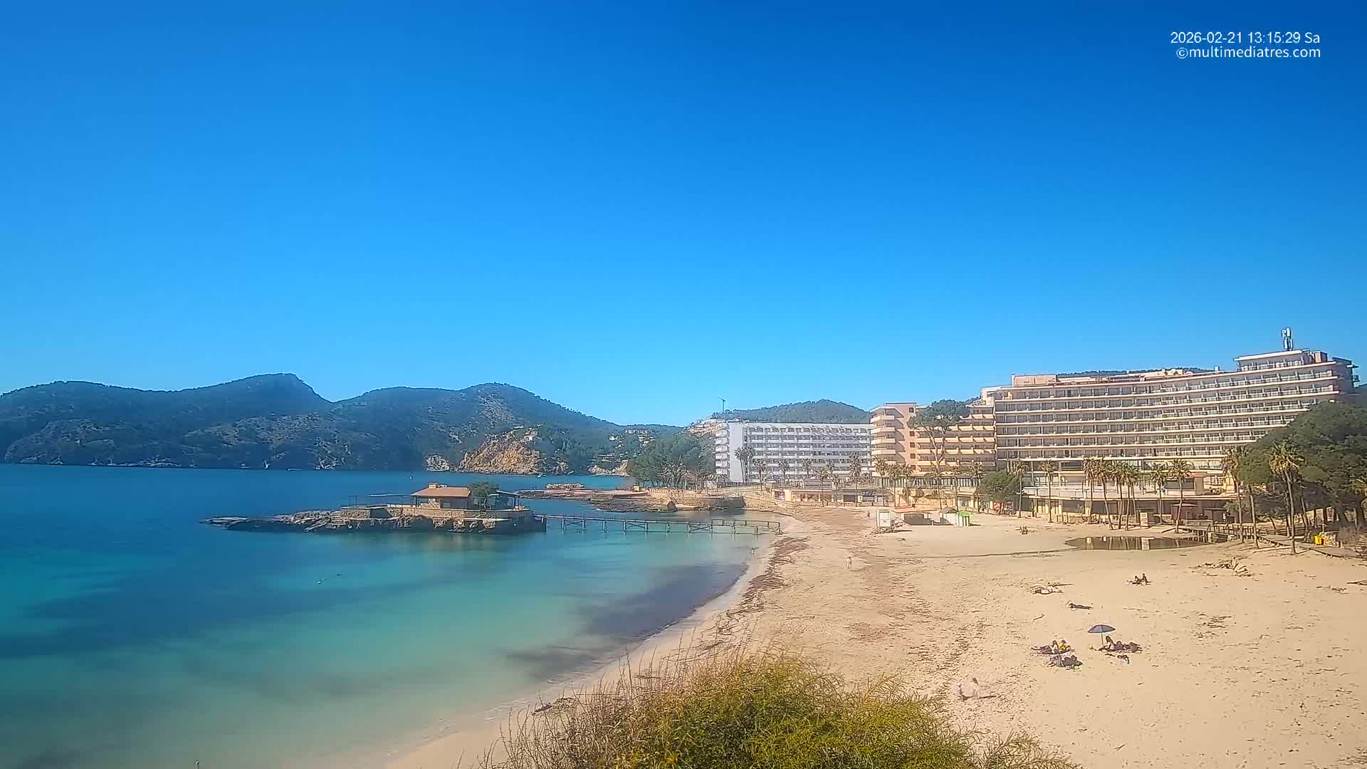 Mallorca, Camp de Mar Beach  Live Cam - Balearic Islands, Spain