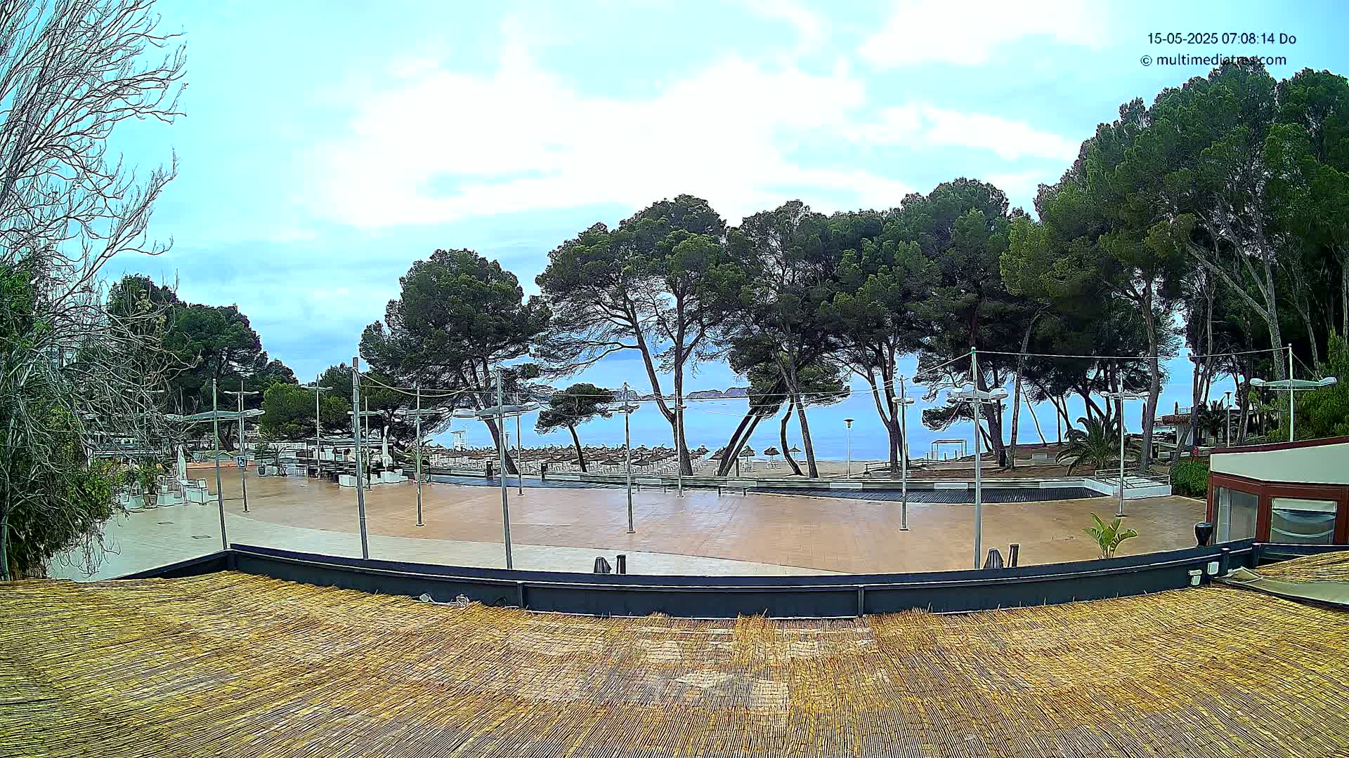 Paguera, Torà Beach Southwest from Red Rubber Duck Live Cam- Mallorca, Balearic Islands, Spain
