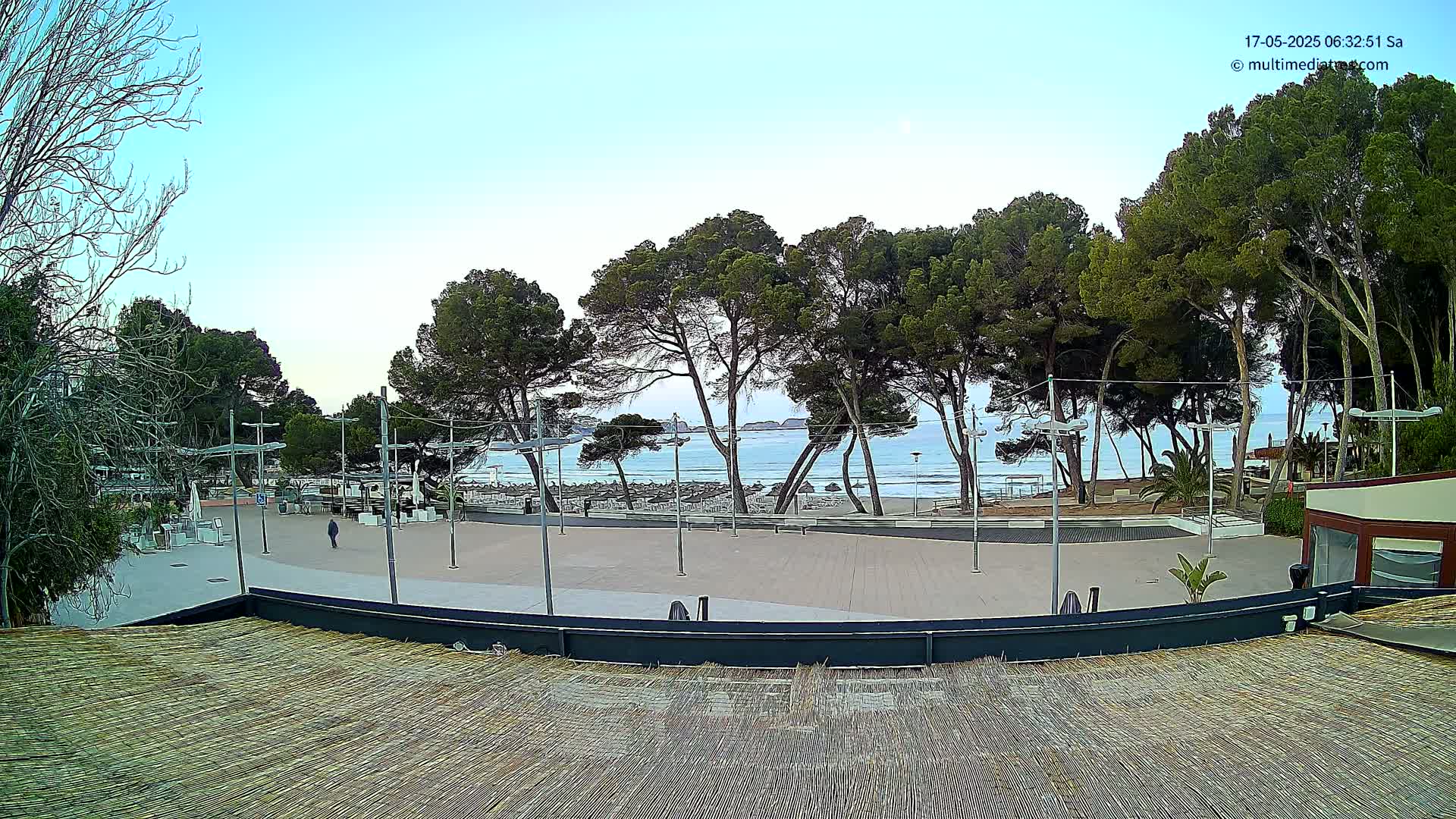 Paguera, Torà Beach Southwest from Red Rubber Duck Live Cam- Mallorca, Balearic Islands, Spain
