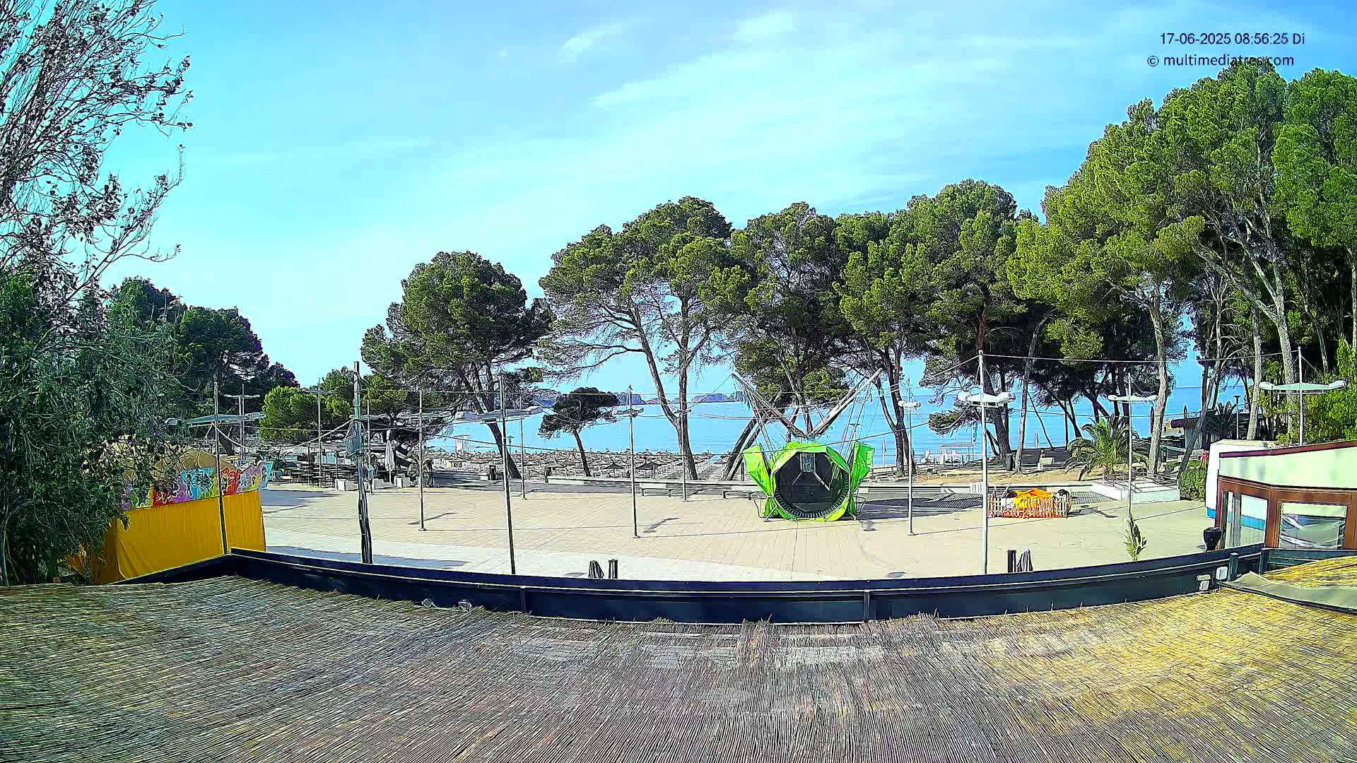 Paguera, Torà Beach Southwest from Red Rubber Duck Live Cam- Mallorca, Balearic Islands, Spain