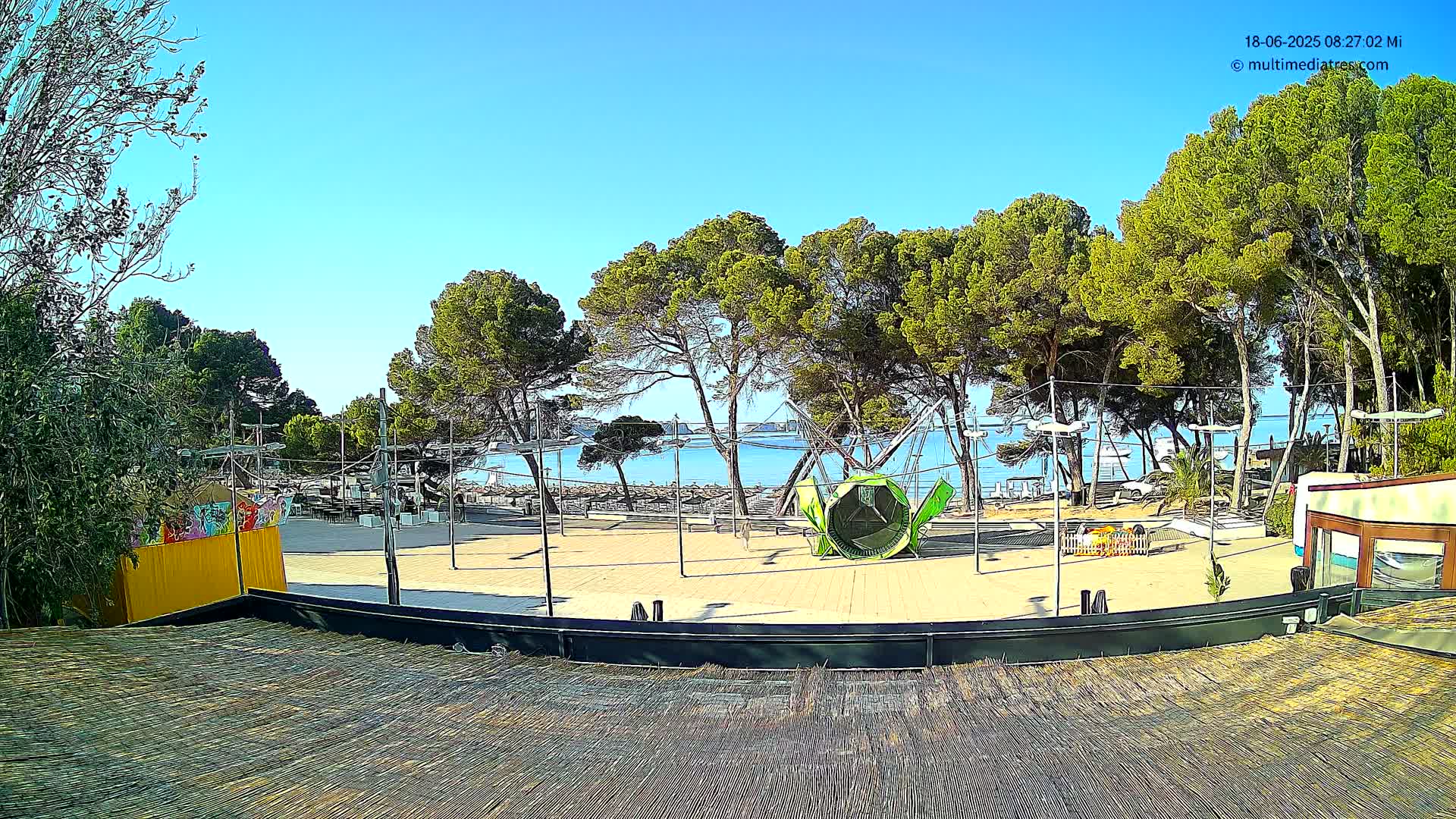 Paguera, Torà Beach Southwest from Red Rubber Duck Live Cam- Mallorca, Balearic Islands, Spain