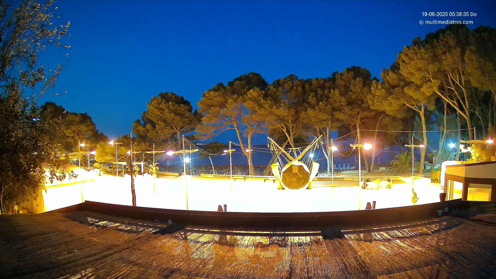Paguera, Torà Beach Southwest from Red Rubber Duck Live Cam- Mallorca, Balearic Islands, Spain