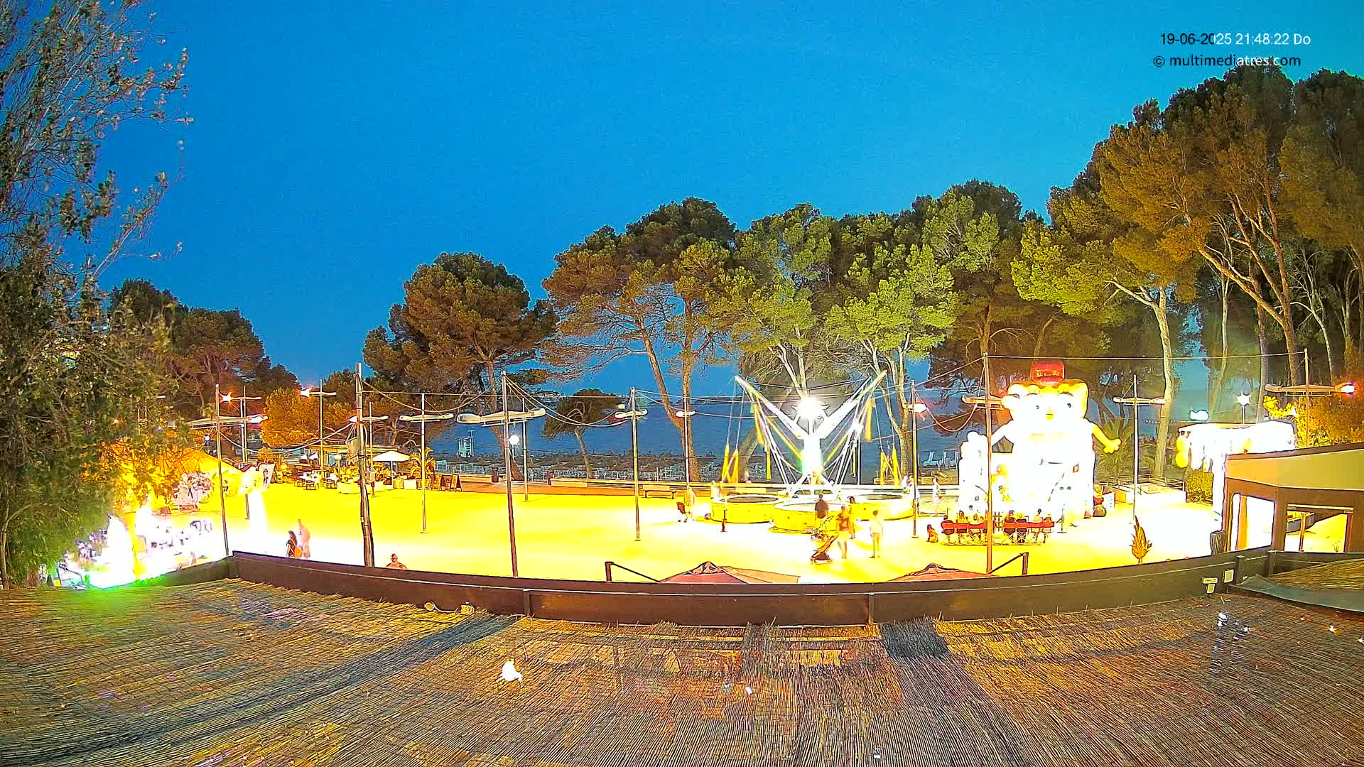 Paguera, Torà Beach Southwest from Red Rubber Duck Live Cam- Mallorca, Balearic Islands, Spain