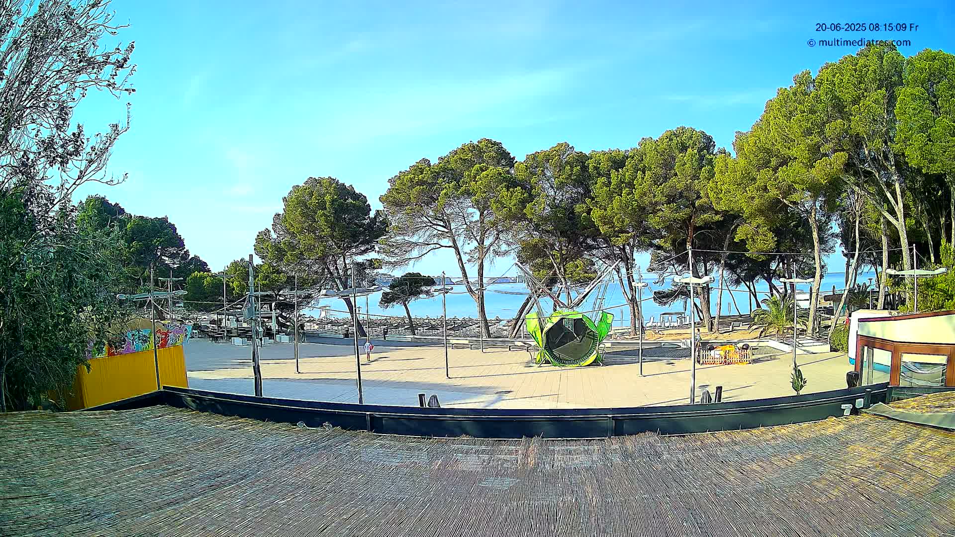Paguera, Torà Beach Southwest from Red Rubber Duck Live Cam- Mallorca, Balearic Islands, Spain